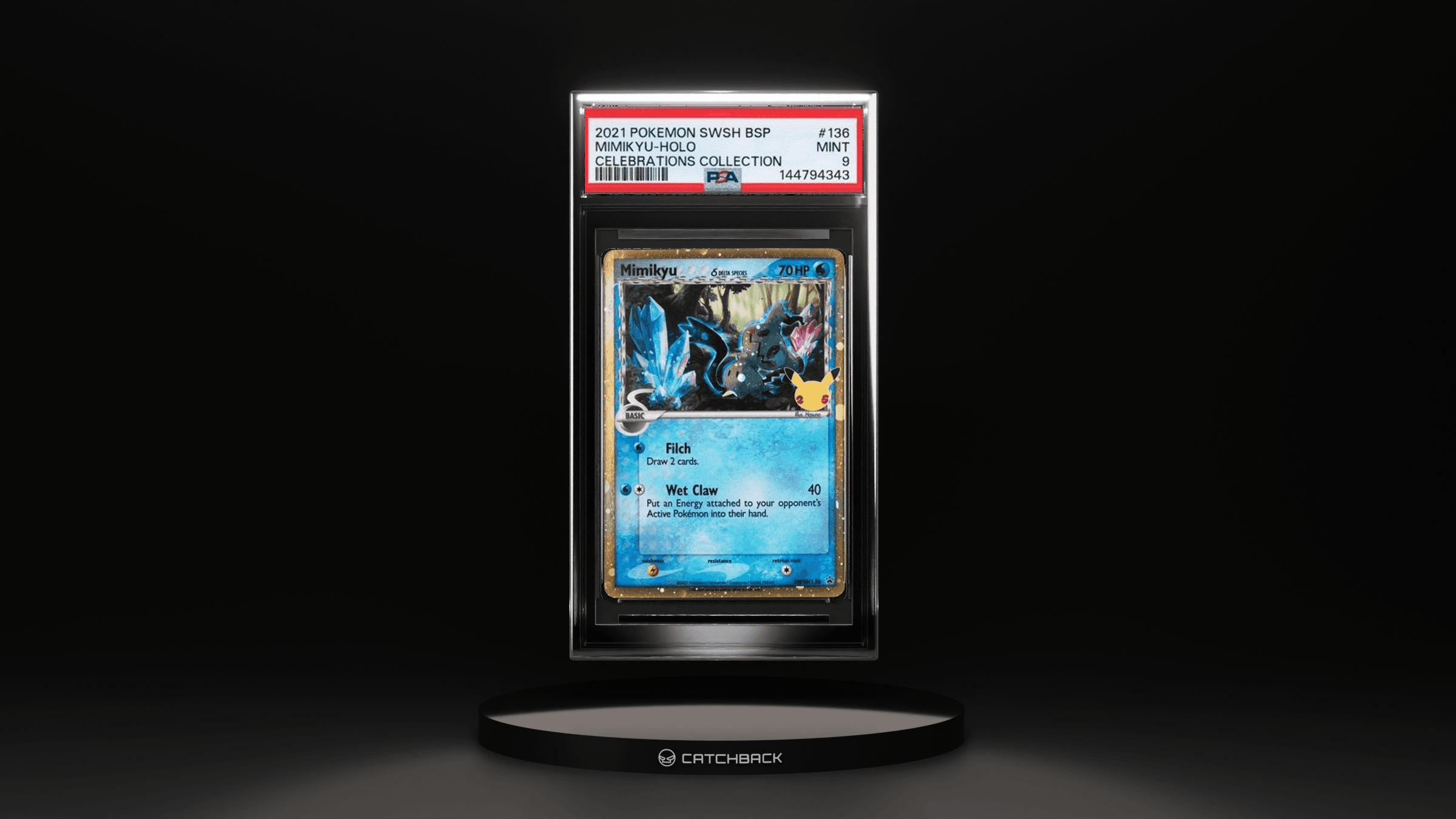 Mimikyu-holo Celebrations Collection
