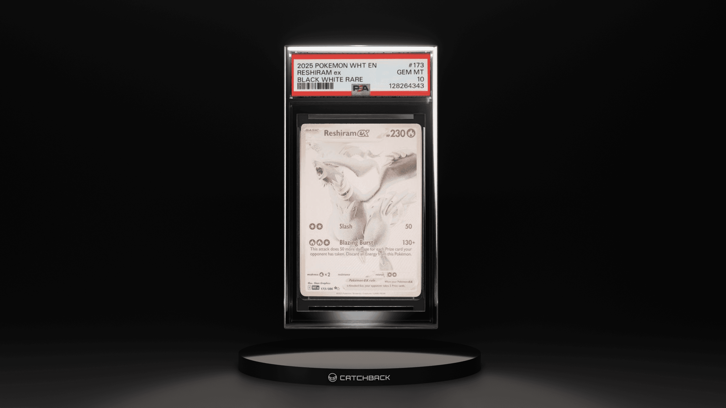 Reshiram Ex Black White Rare