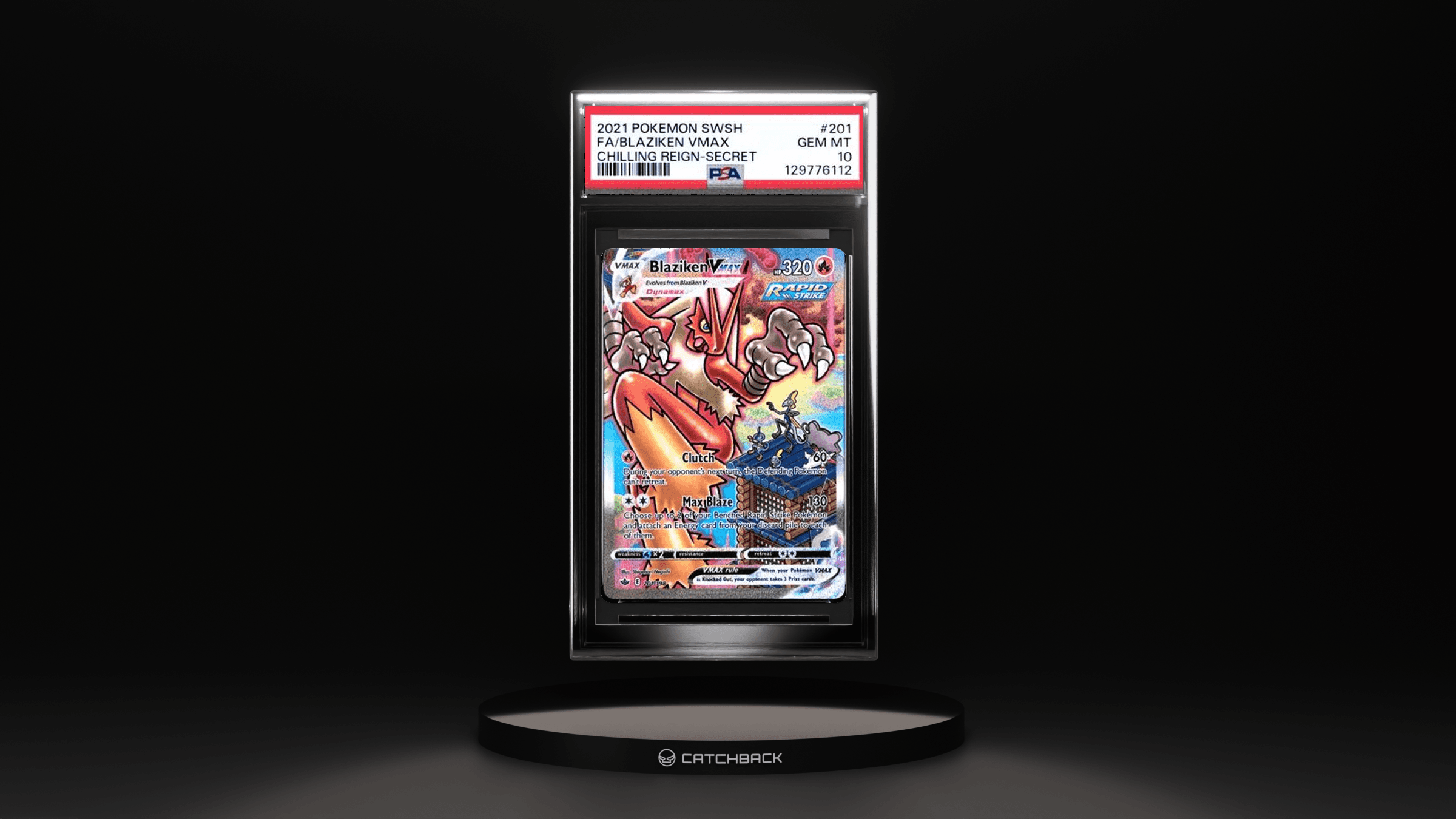 Fa/ Blaziken Vmax Chilling Reign-secret