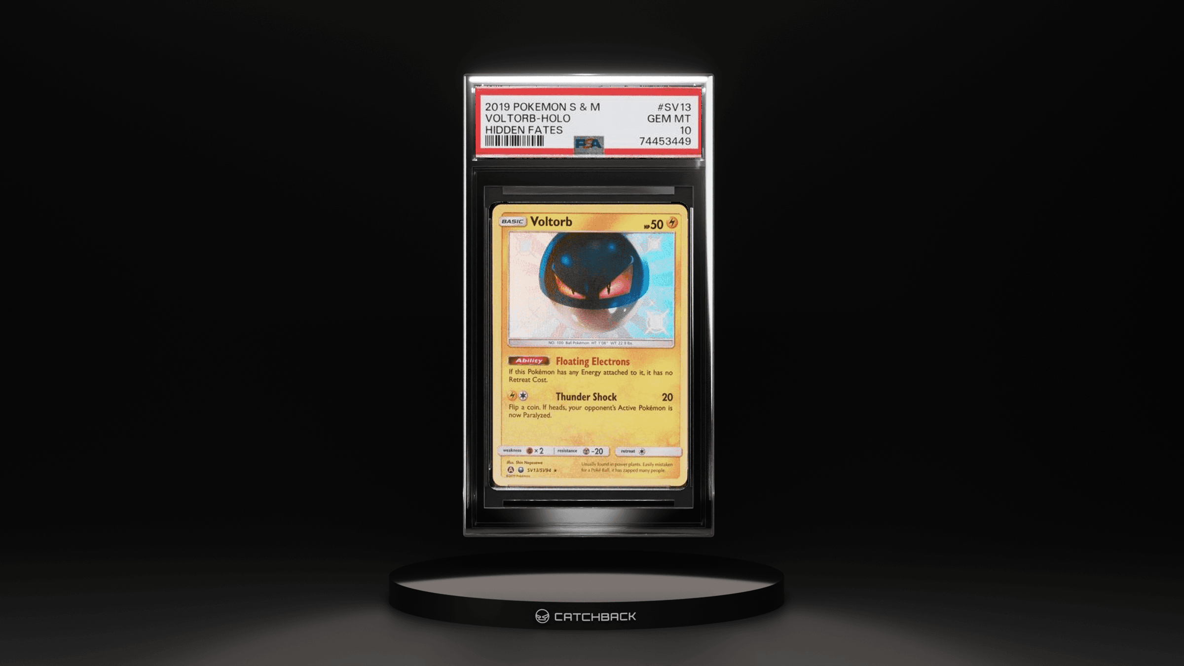 Voltorb-holo Hidden Fates