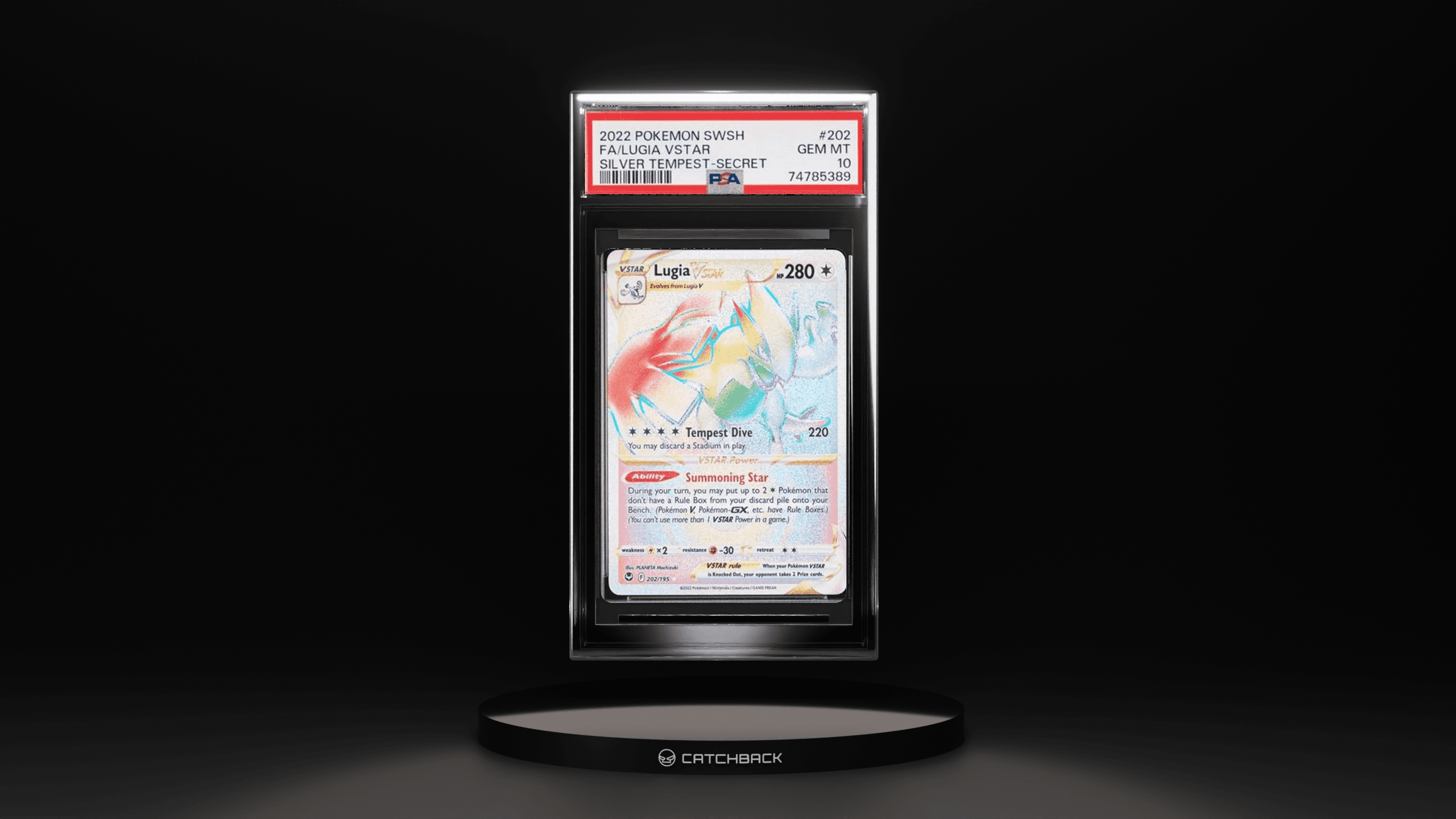 Fa/ Lugia Vstar Silver Tempest-secret