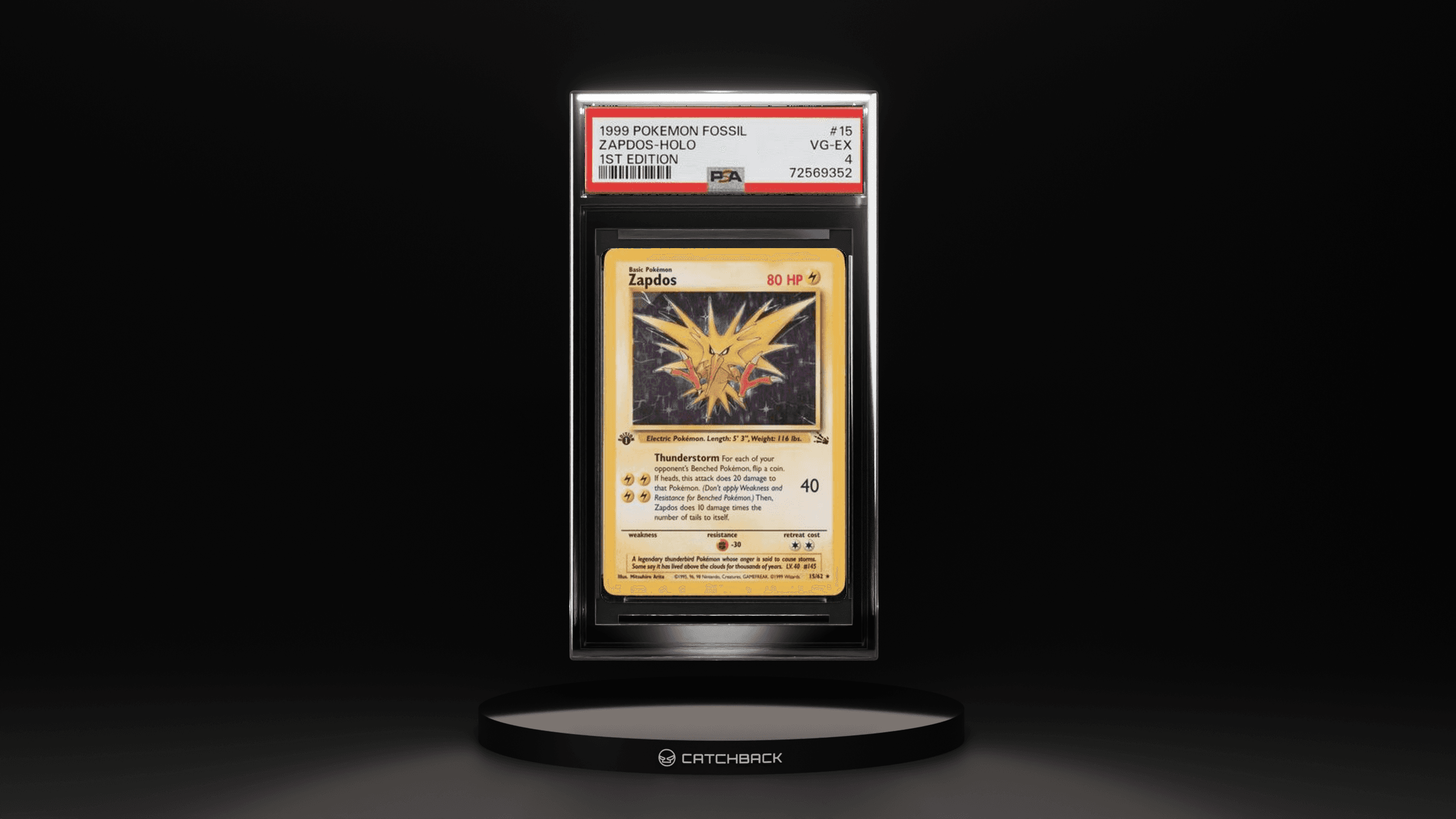 Zapdos-holo 1st Edition