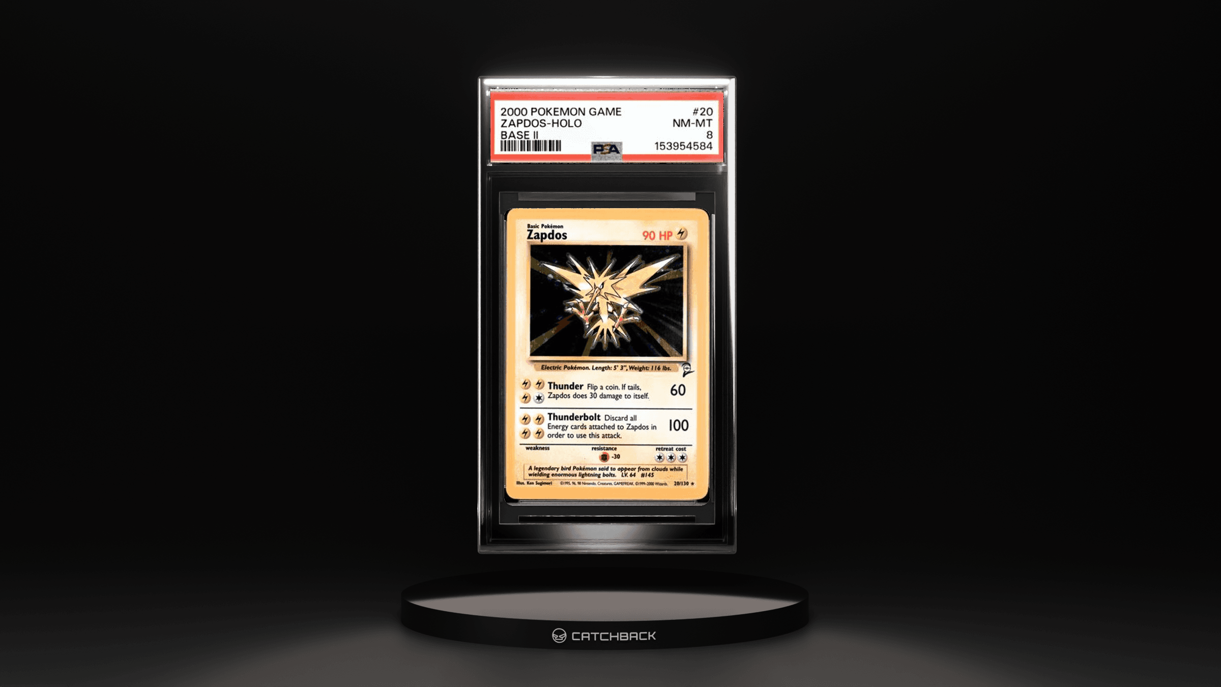 Zapdos-holo Base Ii