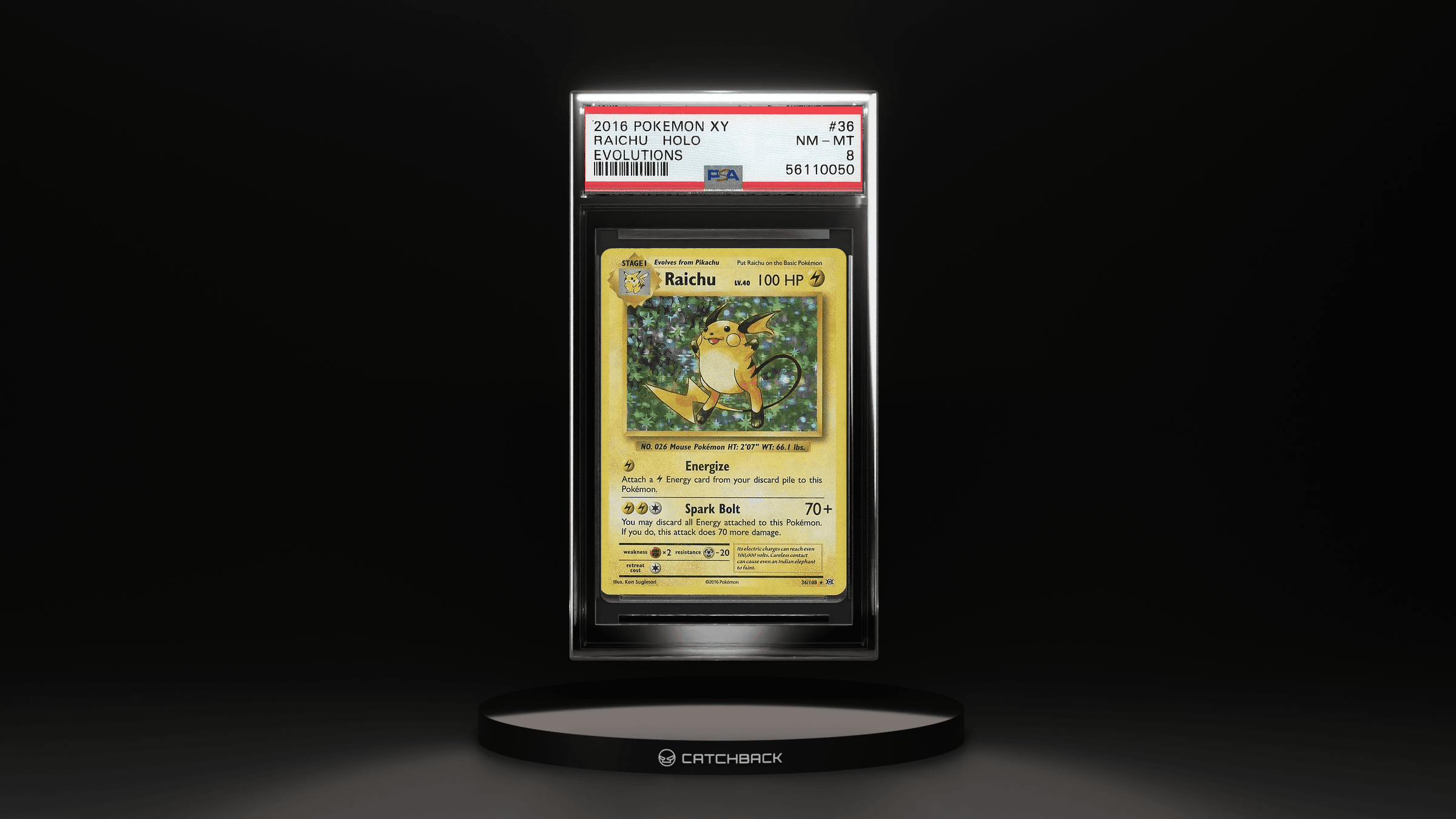 Raichu-holo Evolutions