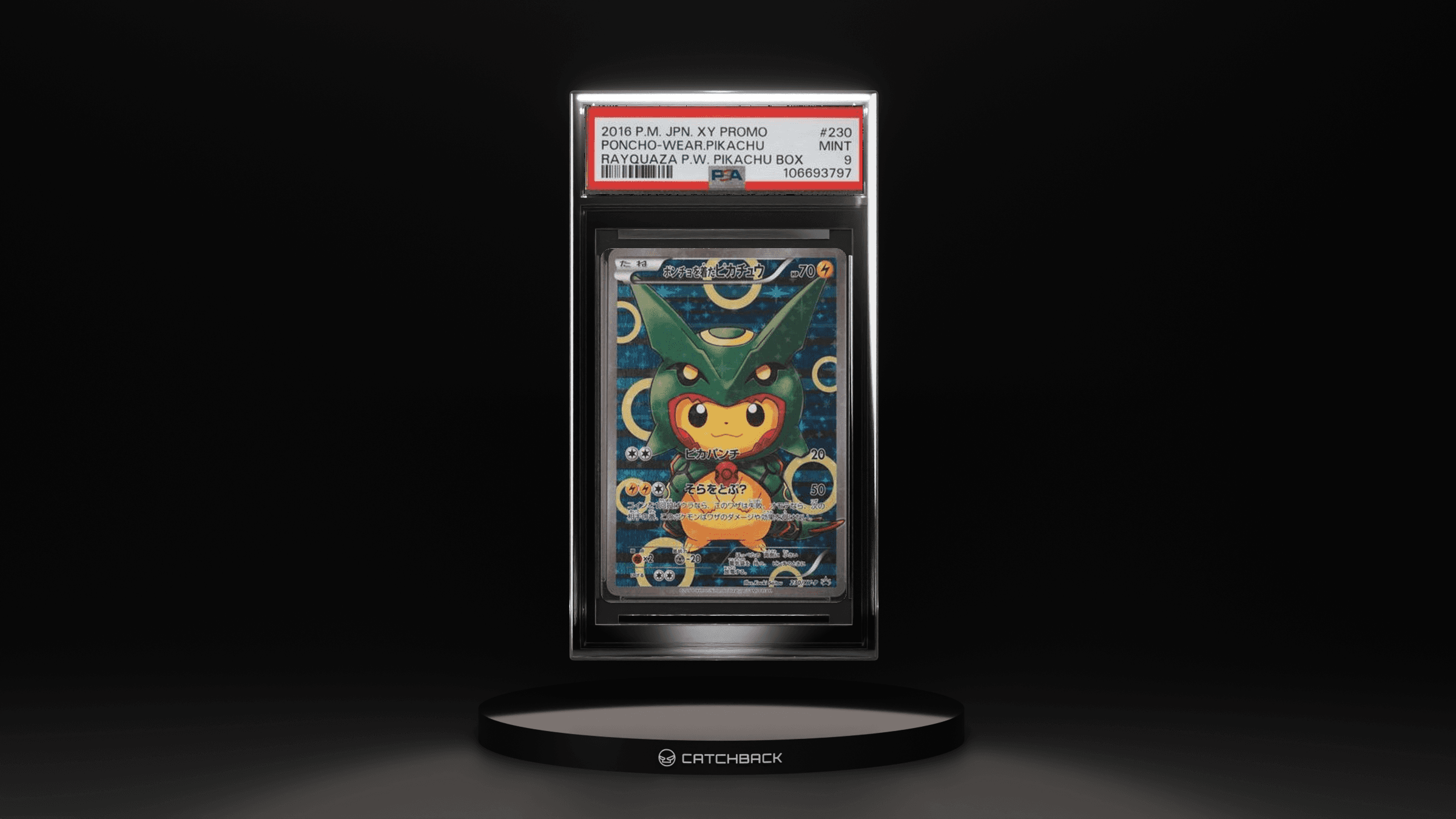 Poncho-wear.pikachu Rayquaza P.w. Pikachu Box