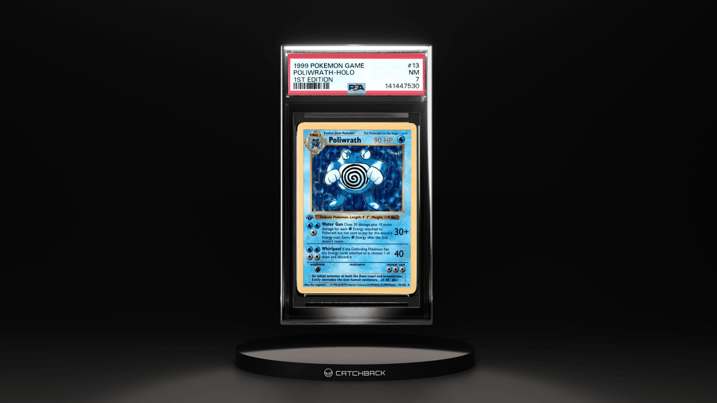 Poliwrath-holo 1st Edition