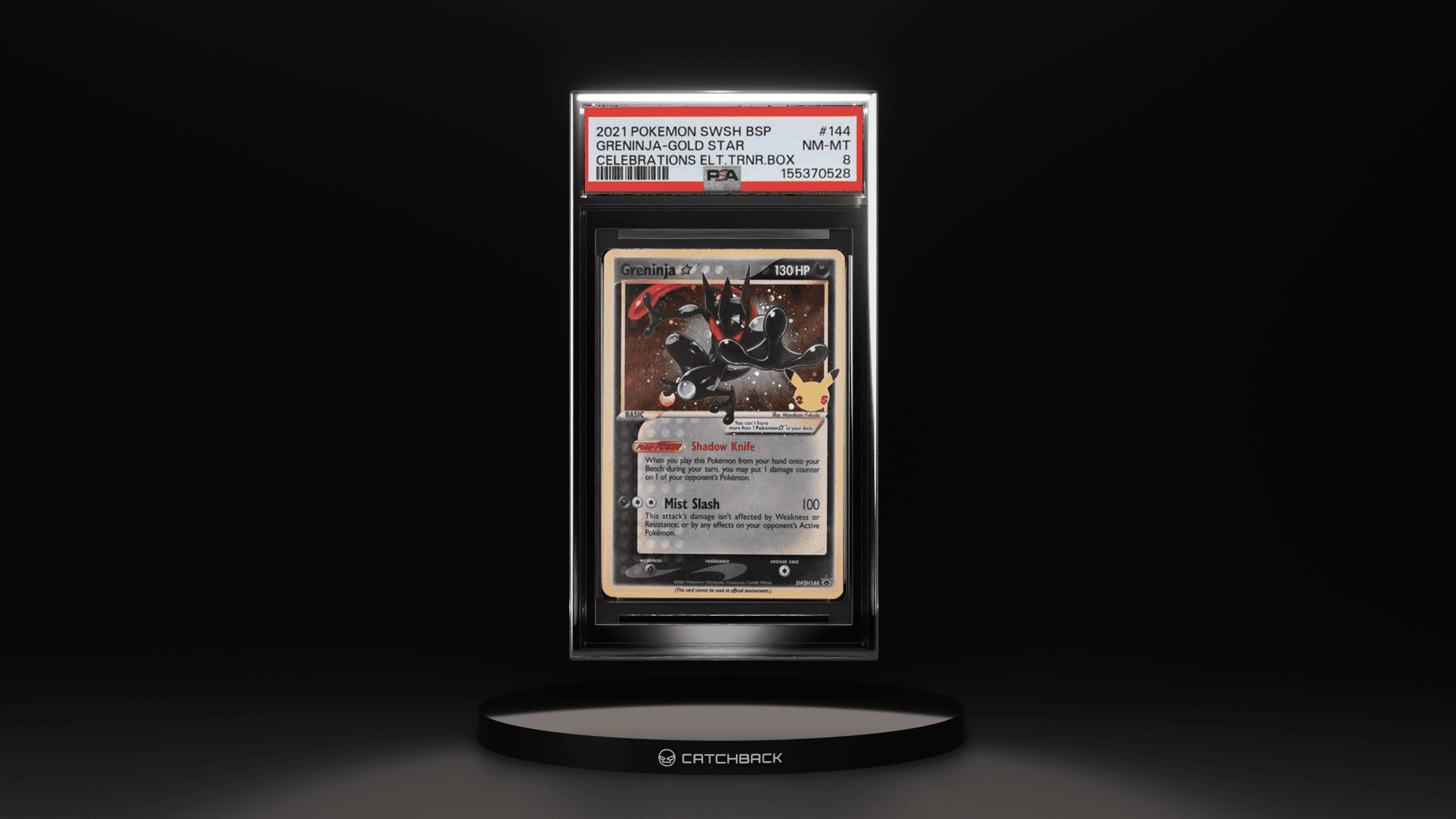 Greninja-gold Star Celebrations Elt.trnr.box