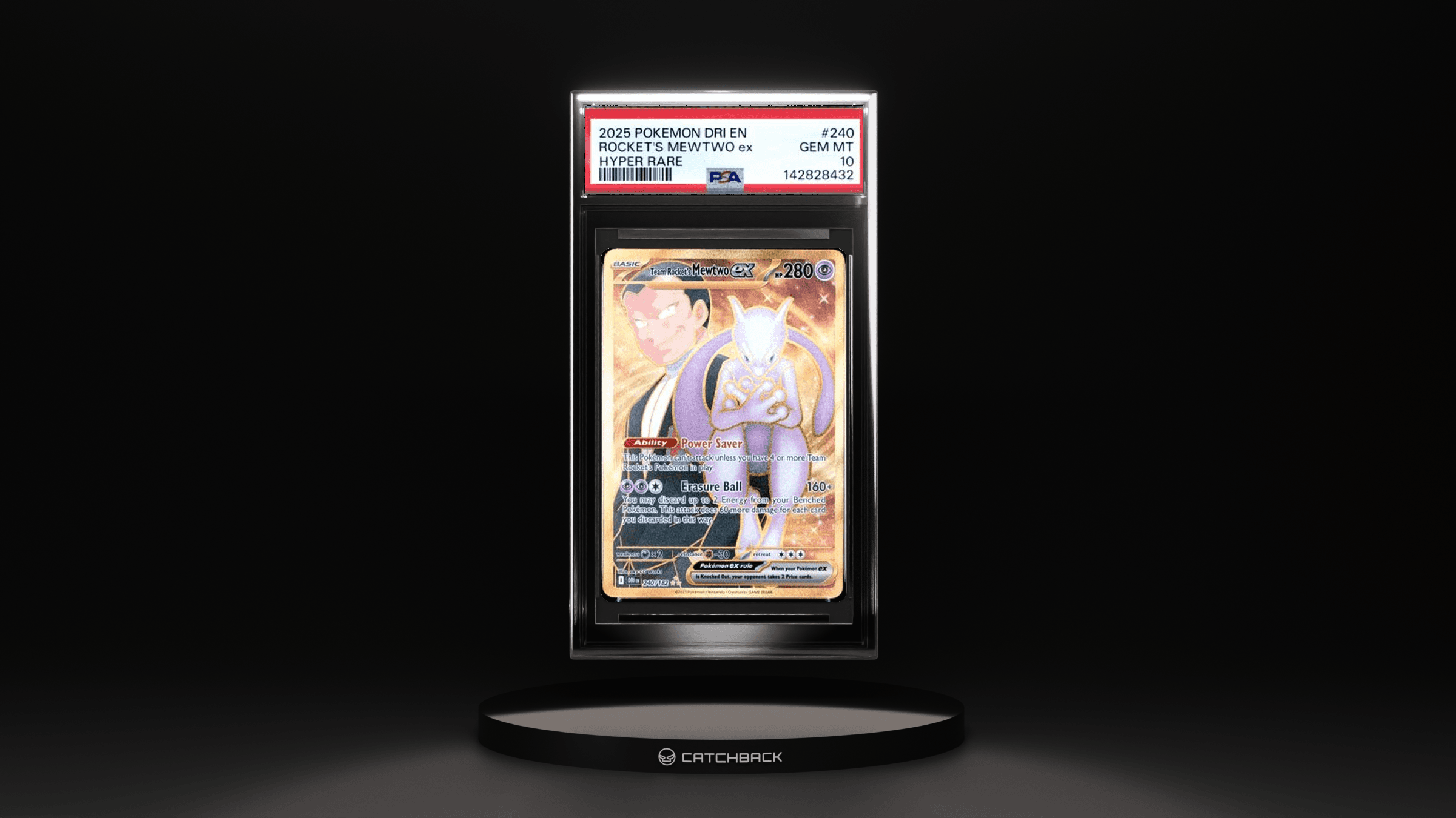 Rocket's Mewtwo Ex Hyper Rare