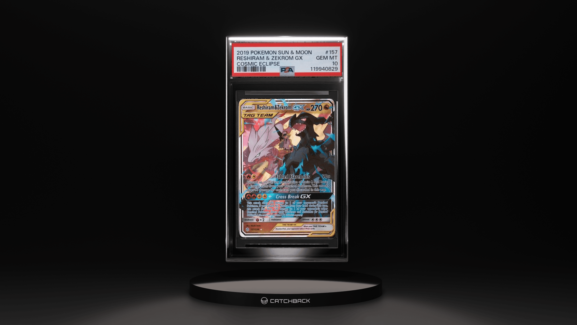 Reshiram & Zekrom Gx Cosmic Eclipse