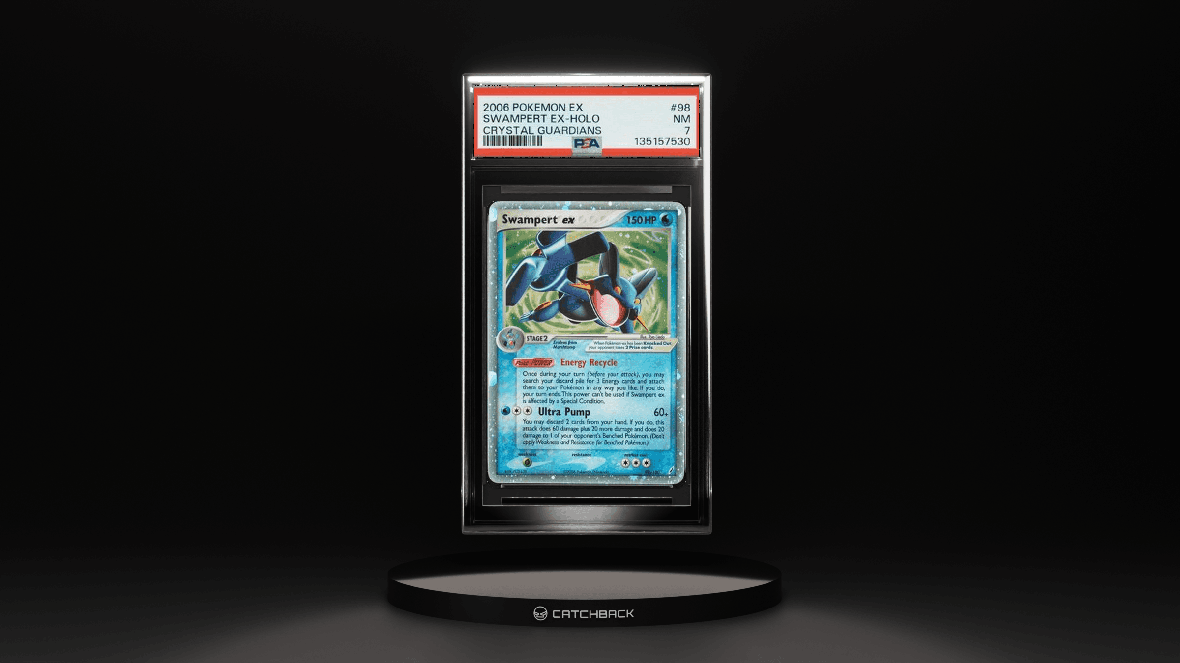 Swampert Ex-holo Crystal Guardians