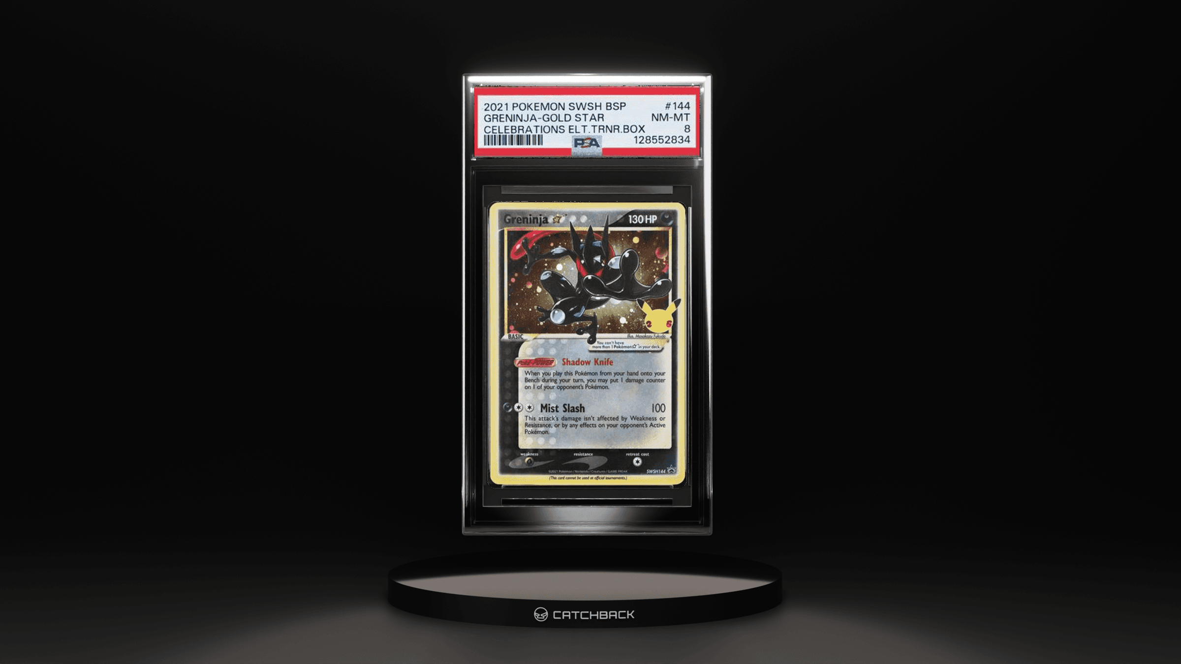 Greninja-gold Star Celebrations Elt.trnr.box