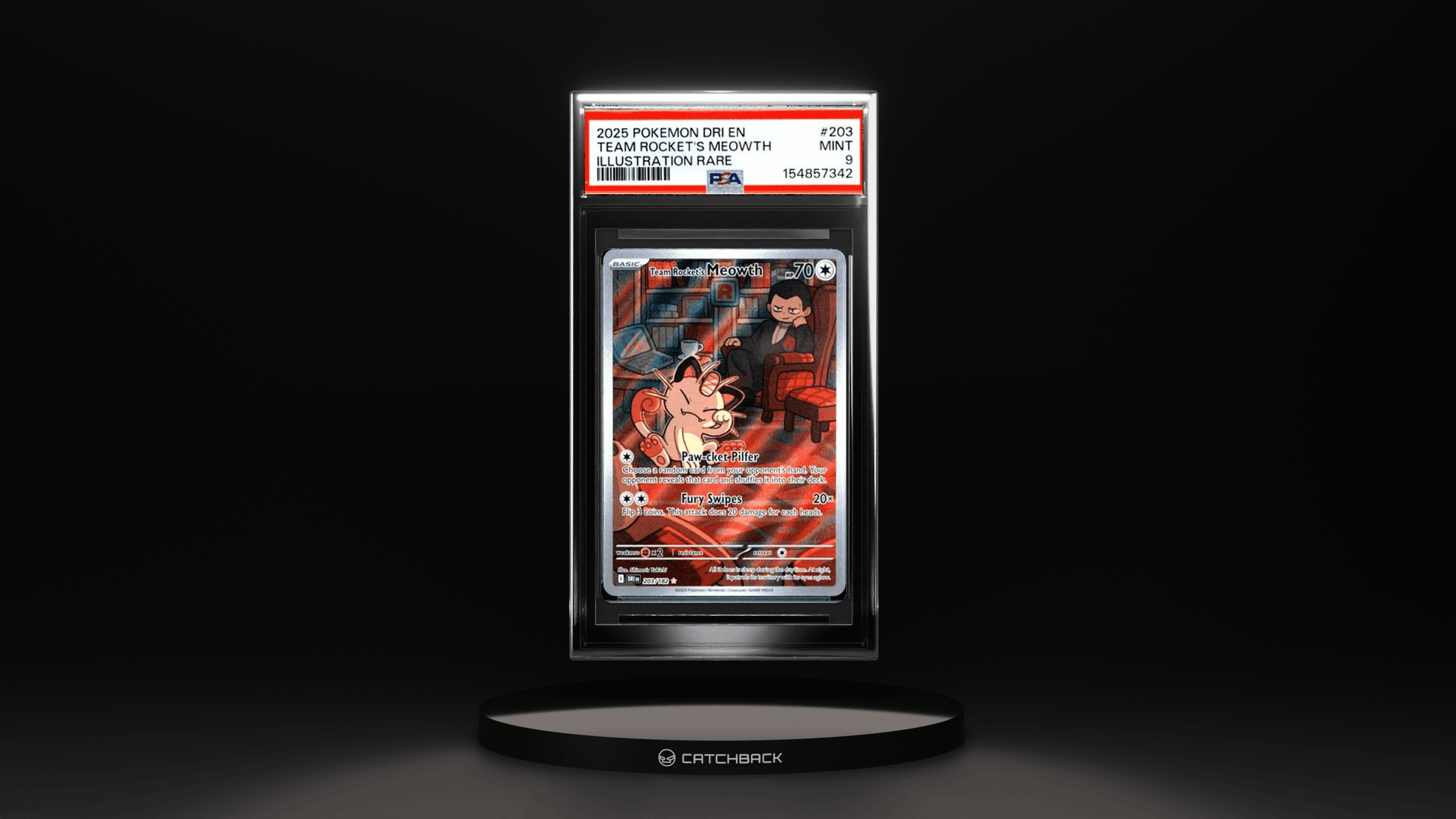Team Rocket's Meowth Illustration Rare