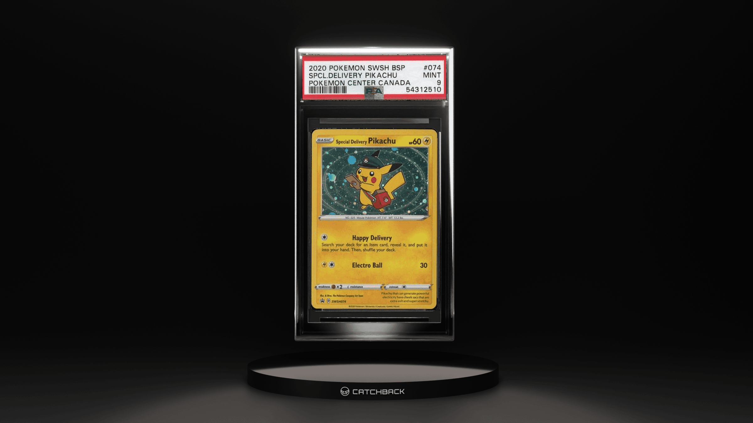 Spcl.delivery Pikachu Pkmn.center Canada-holo
