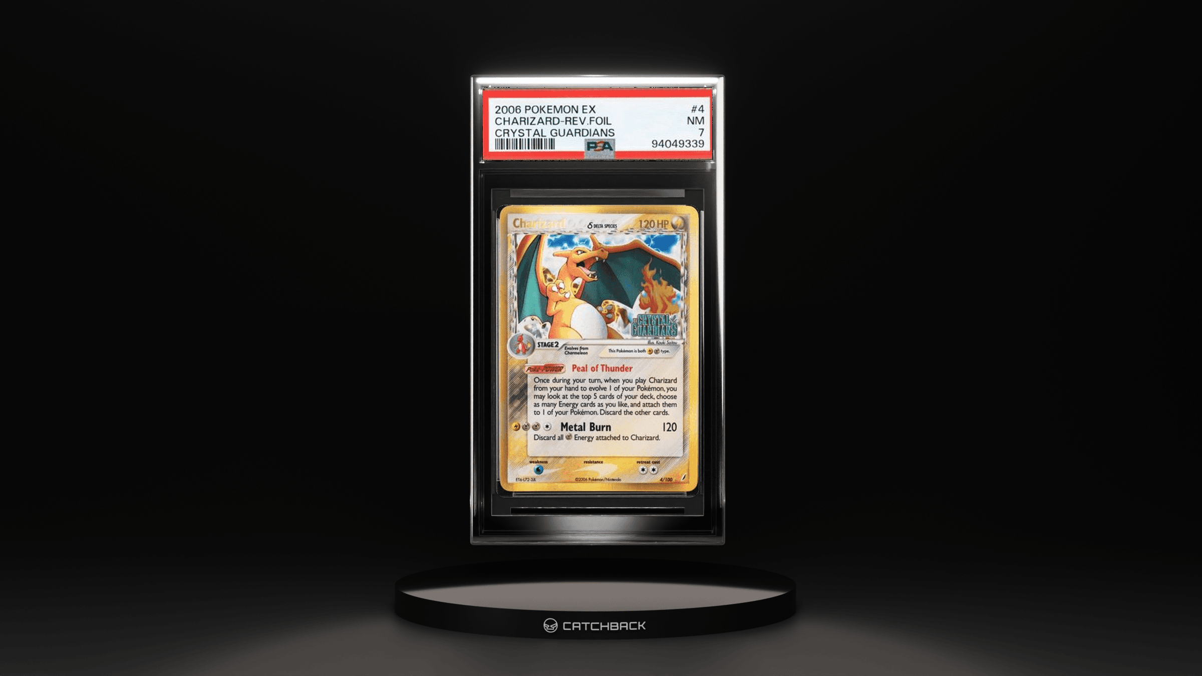 Charizard-rev.foil Crystal Guardians