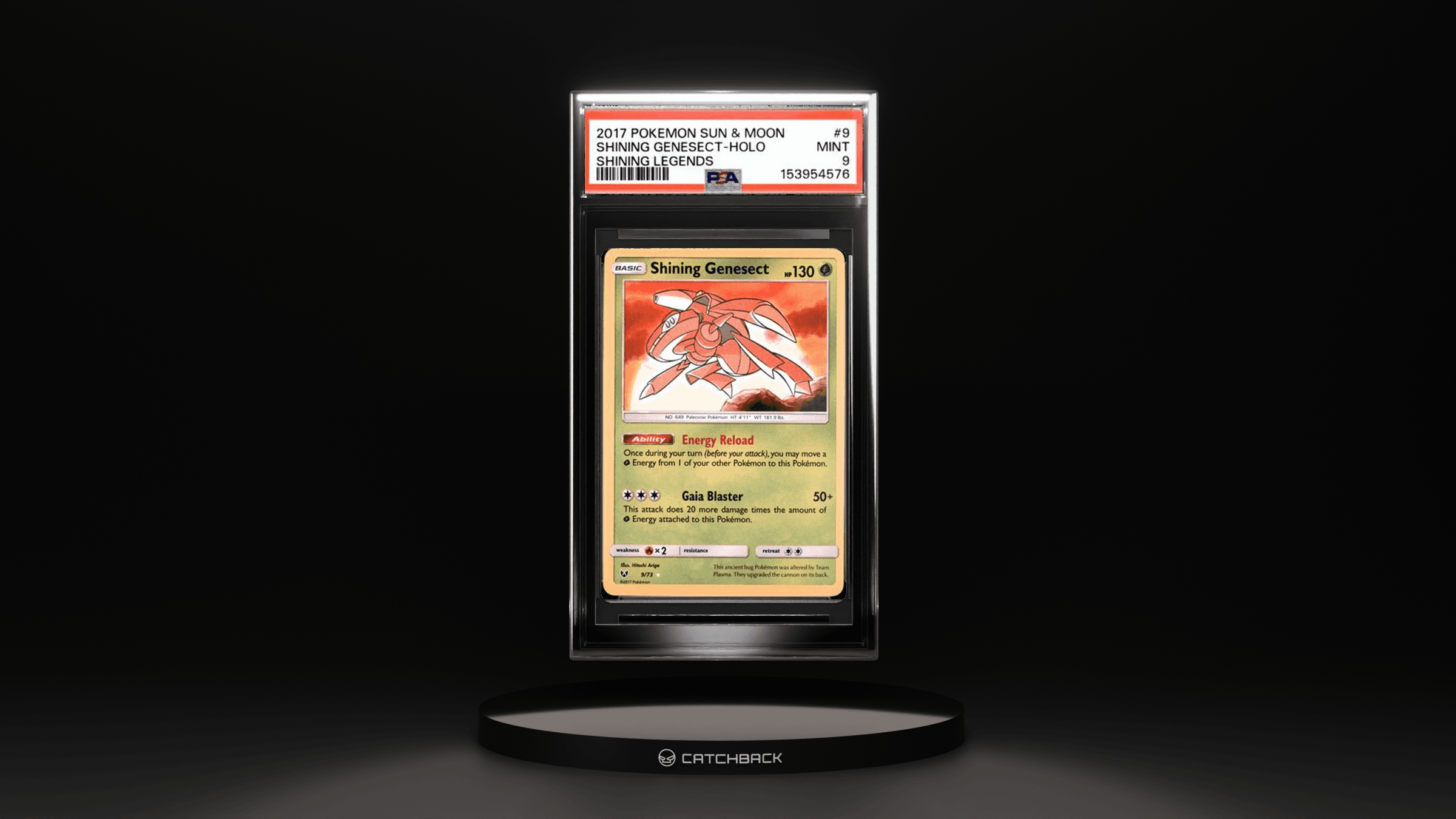Shining Genesect-holo Shining Legends