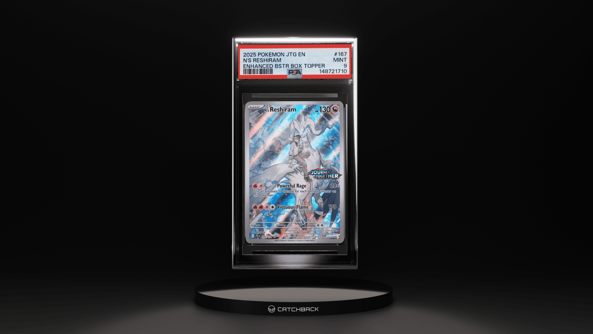 N's Reshiram Enhanced Bstr Box Topper