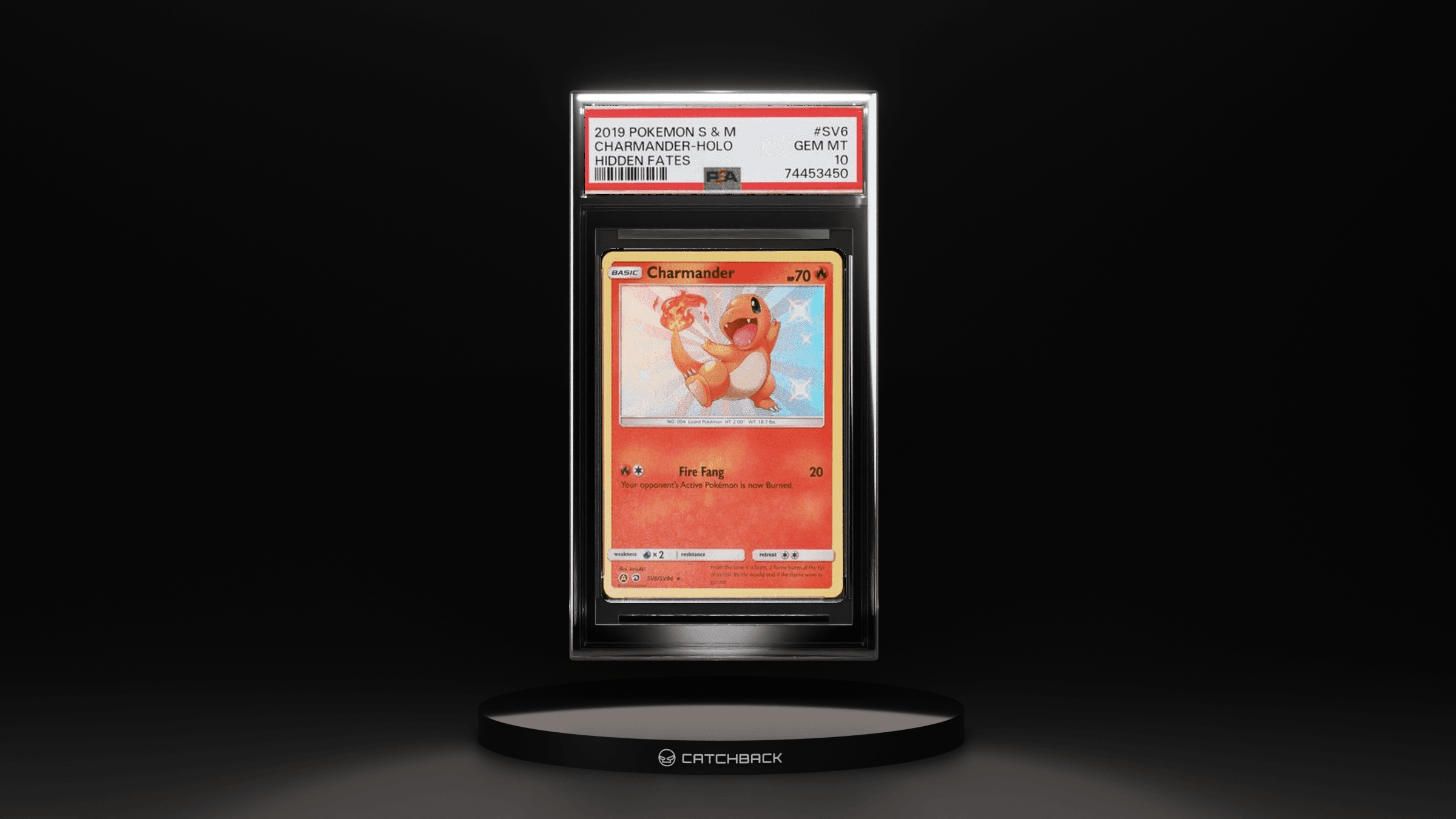 Charmander-holo Hidden Fates