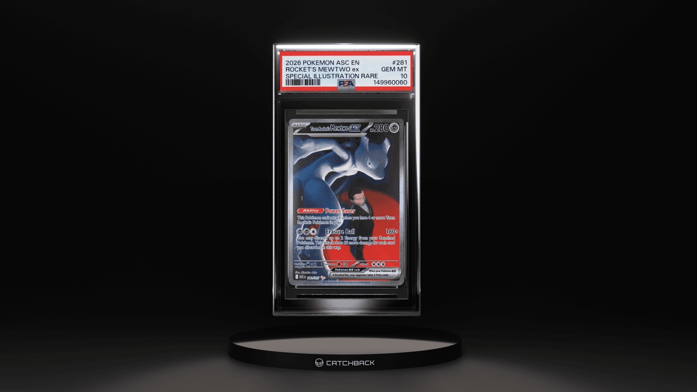 Rocket's Mewtwo Ex Special Illustration Rare