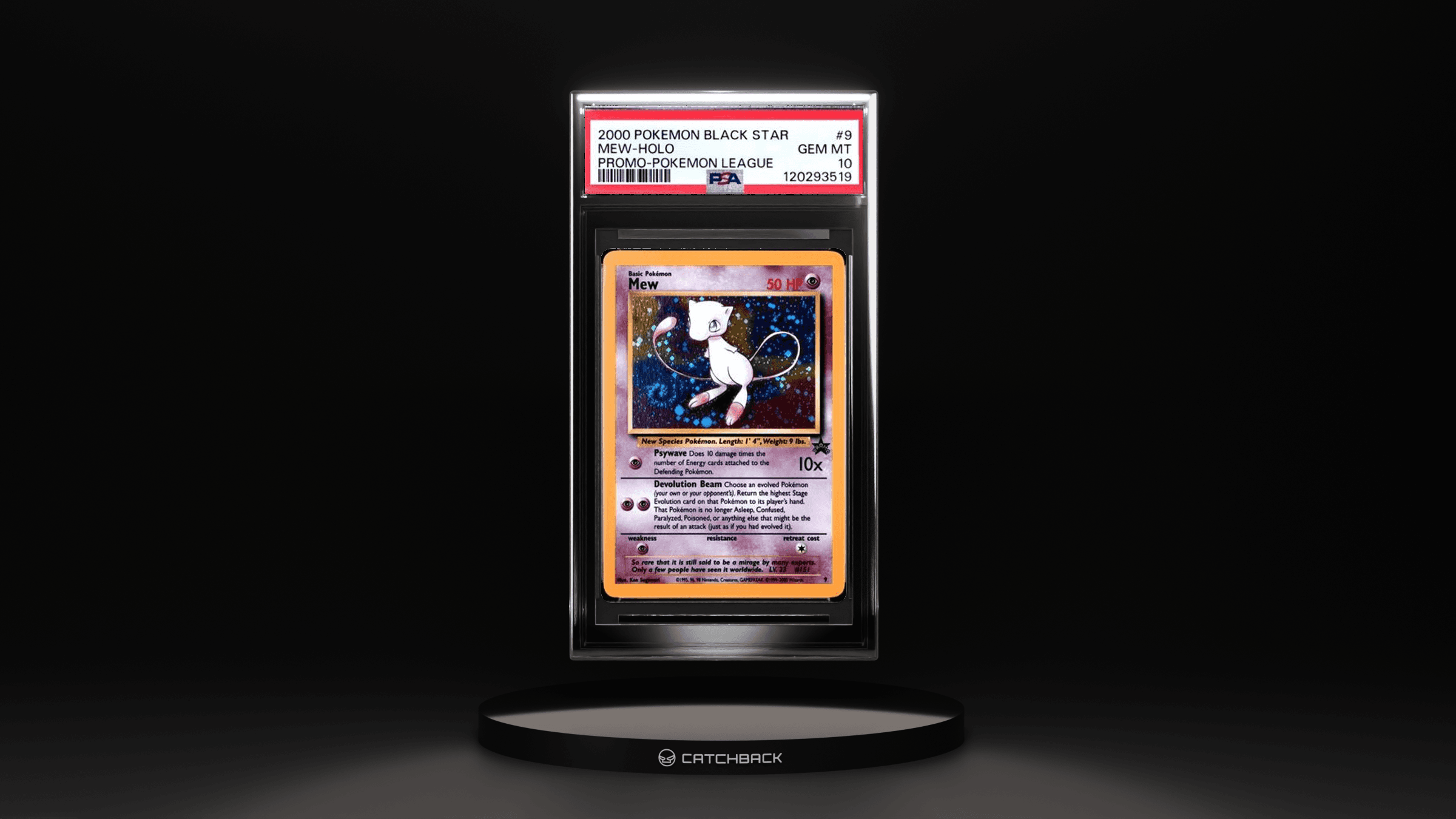 2000 Promo Black Star Mew-holo Promo-pokemon League