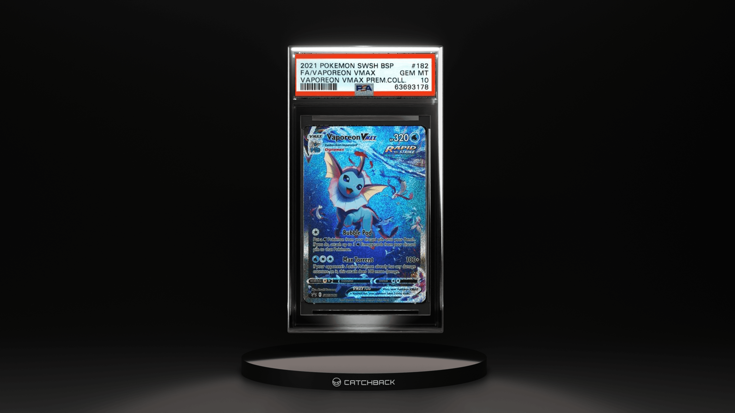 Fa/ Vaporeon Vmax Vaporeon Vmax Prem.coll.
