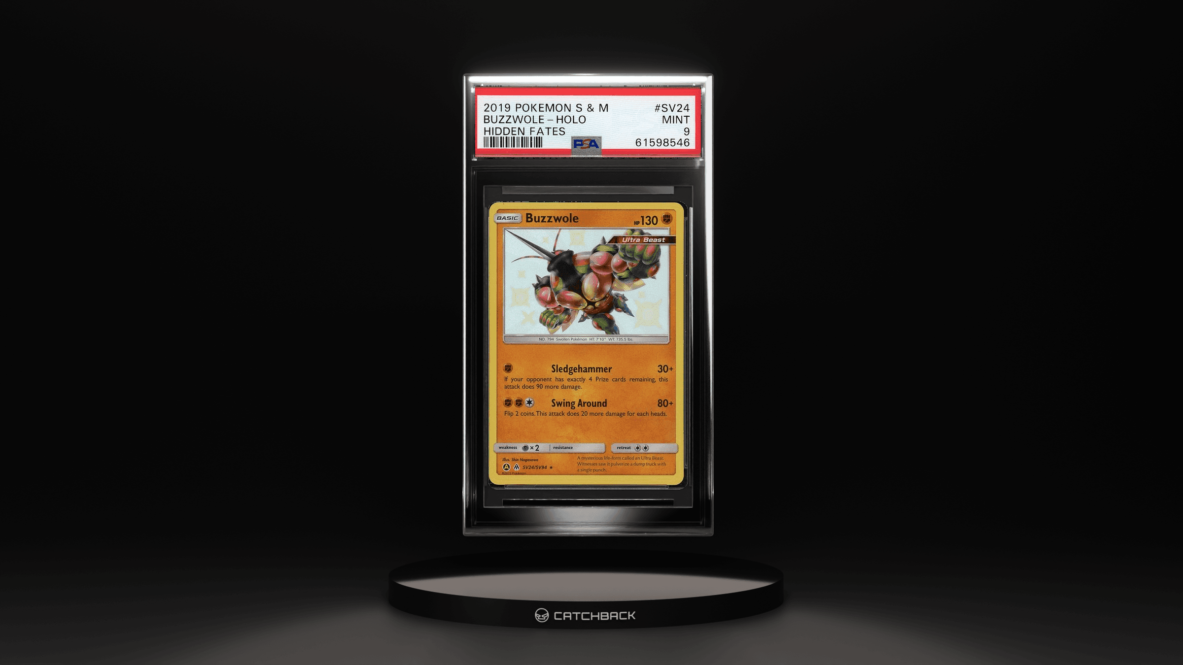 Buzzwole-holo Hidden Fates