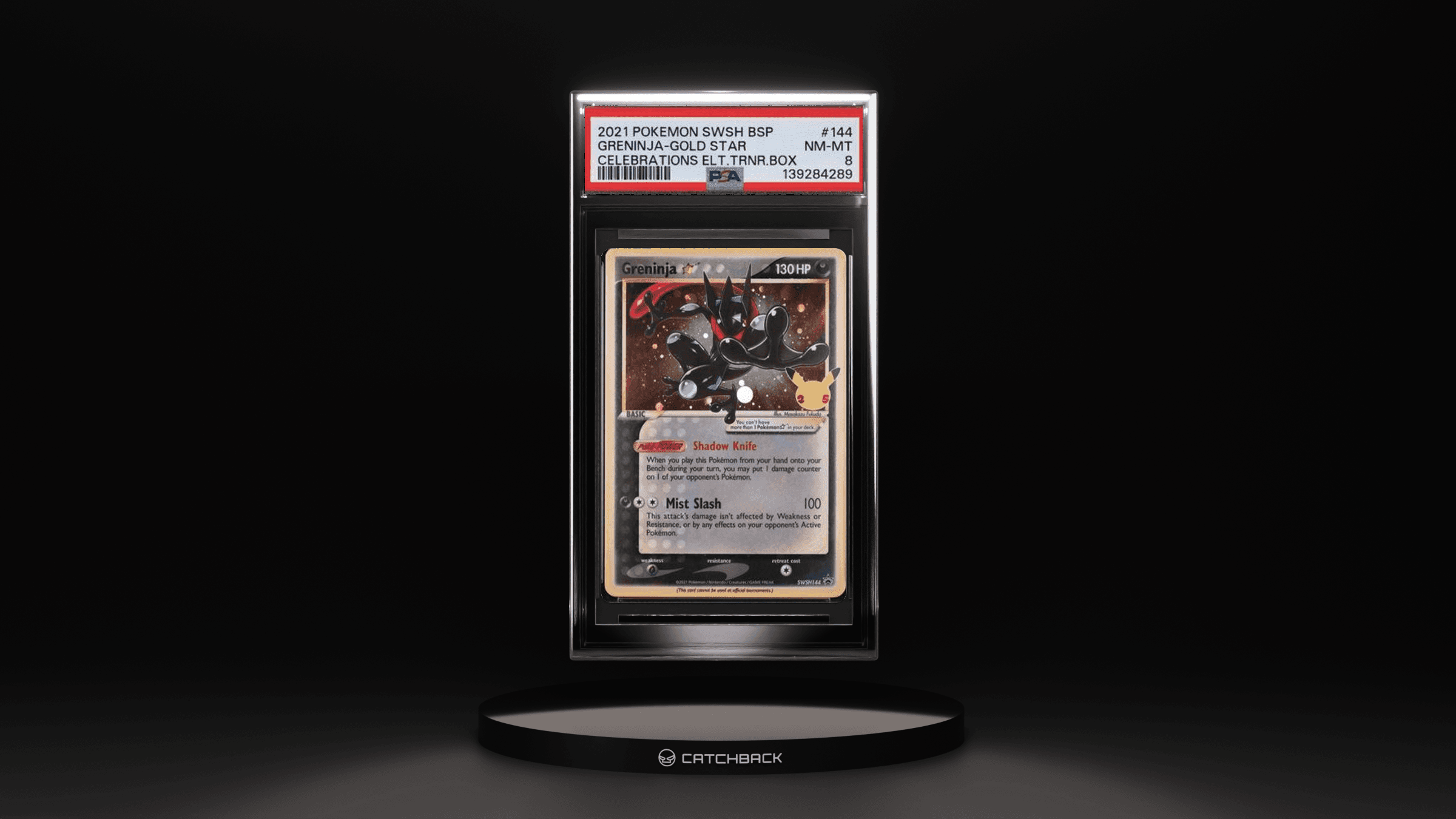 Greninja-gold Star Celebrations Elt.trnr.box