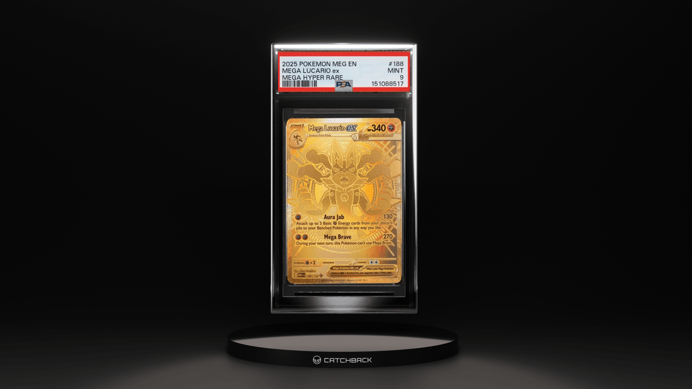 Mega Lucario Ex Mega Hyper Rare