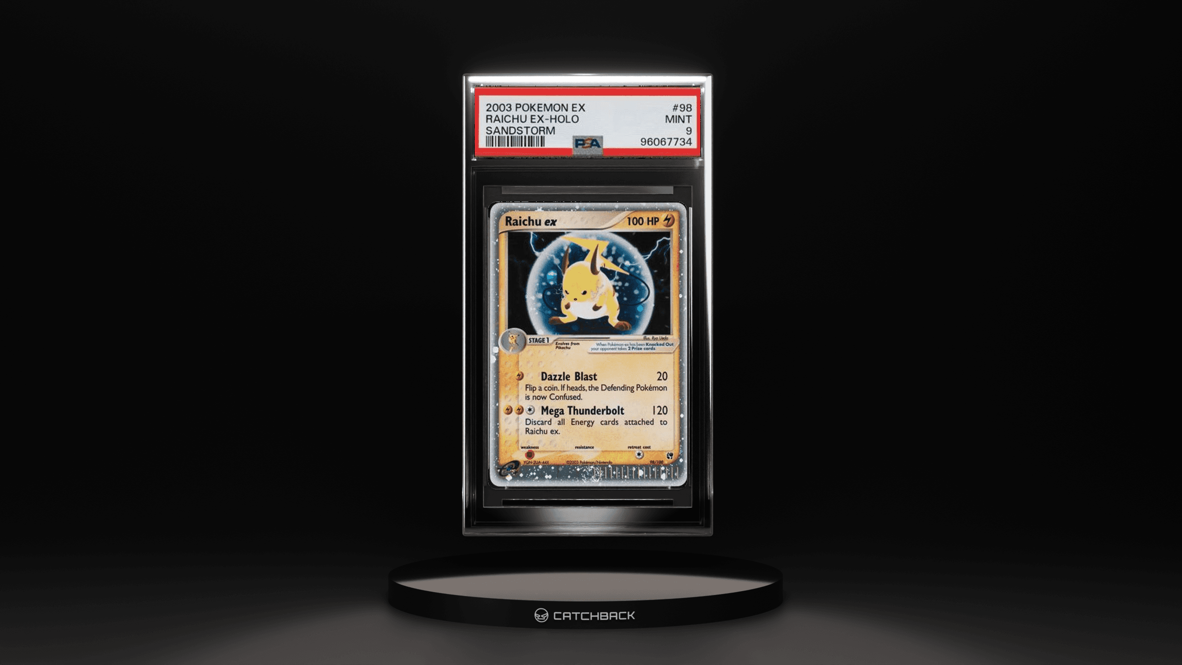 Raichu Ex-holo Sandstorm