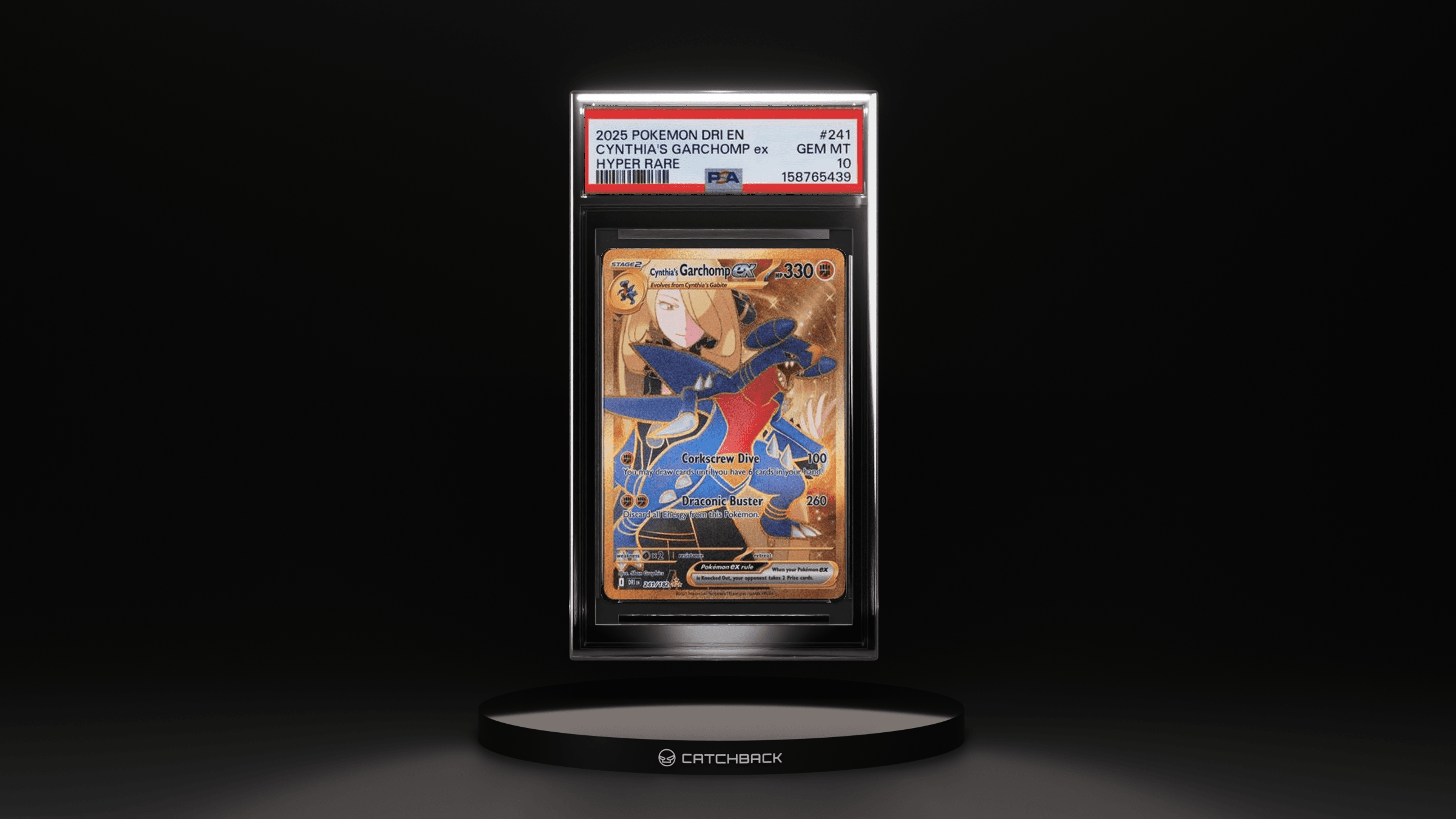 Cynthia's Garchomp Ex Hyper Rare