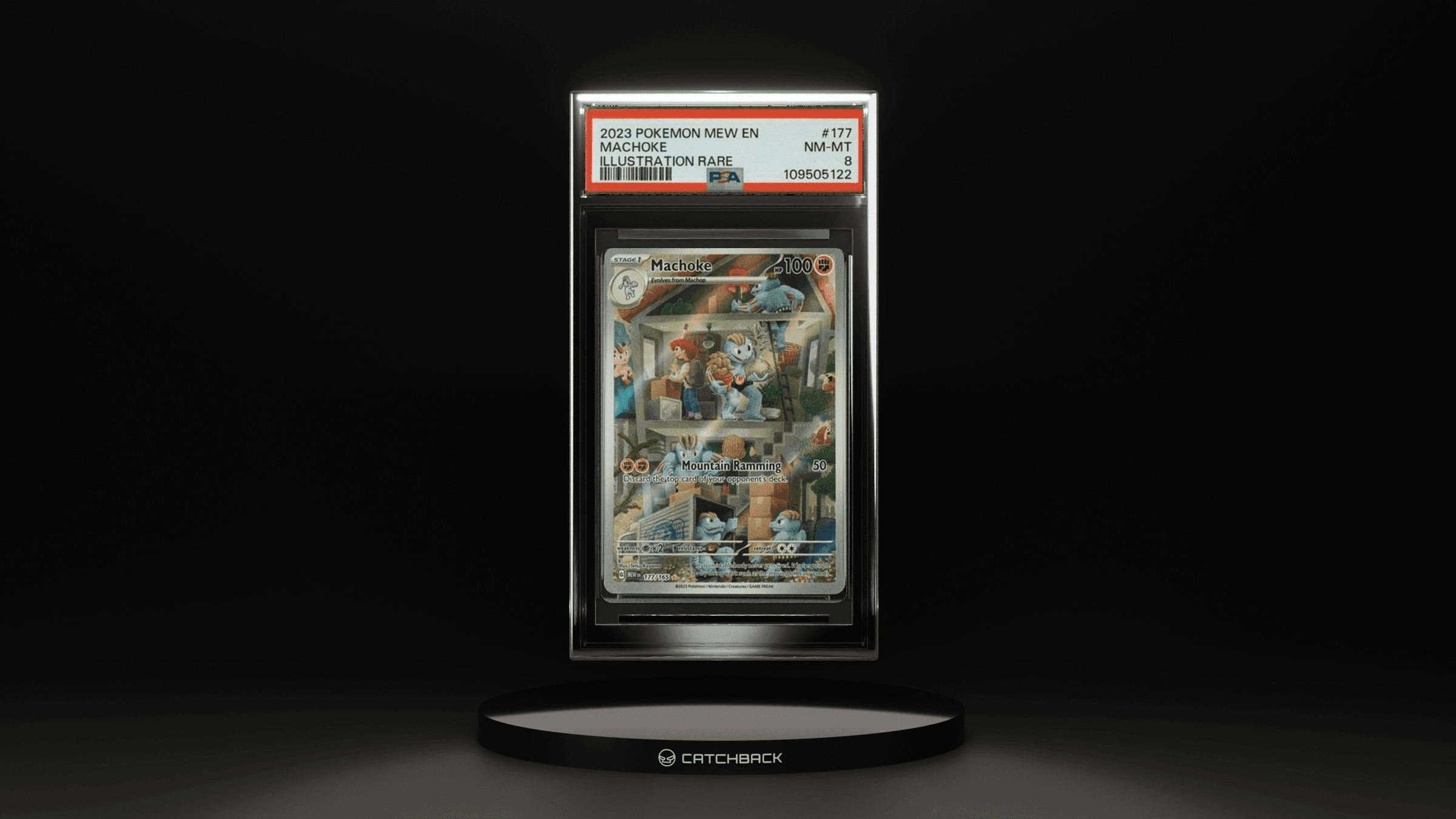 151 Machoke Illustration Rare PSA 8 #109505122