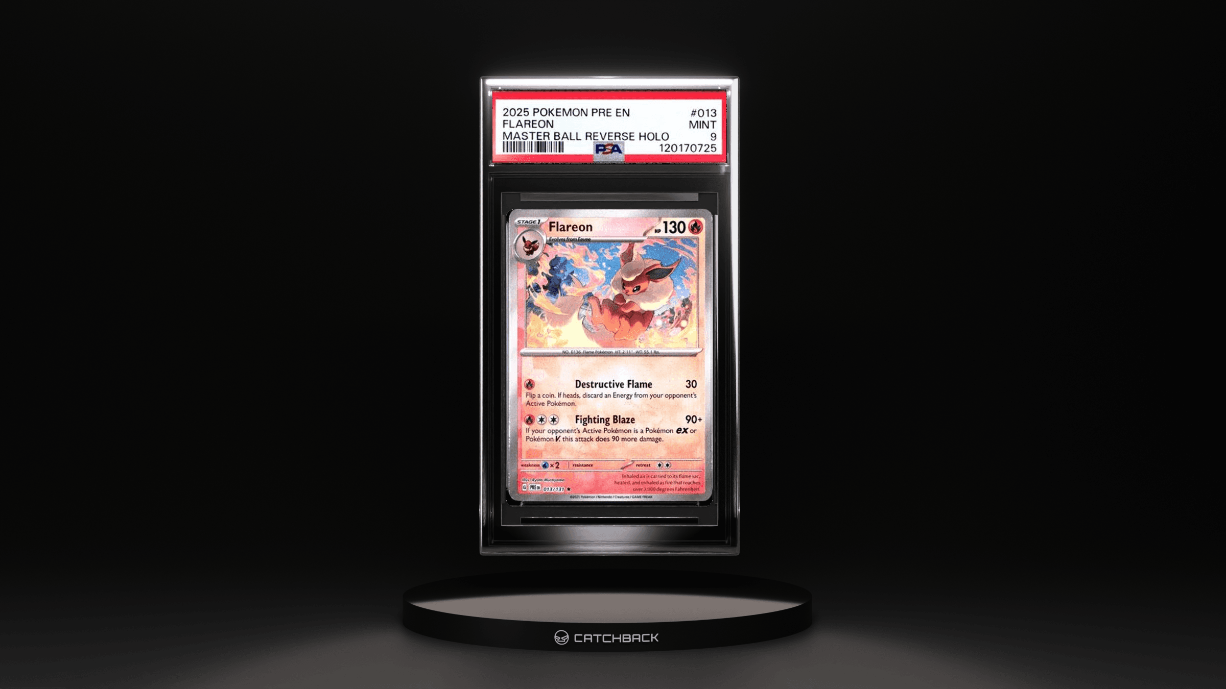 Flareon Master Ball Reverse Holo