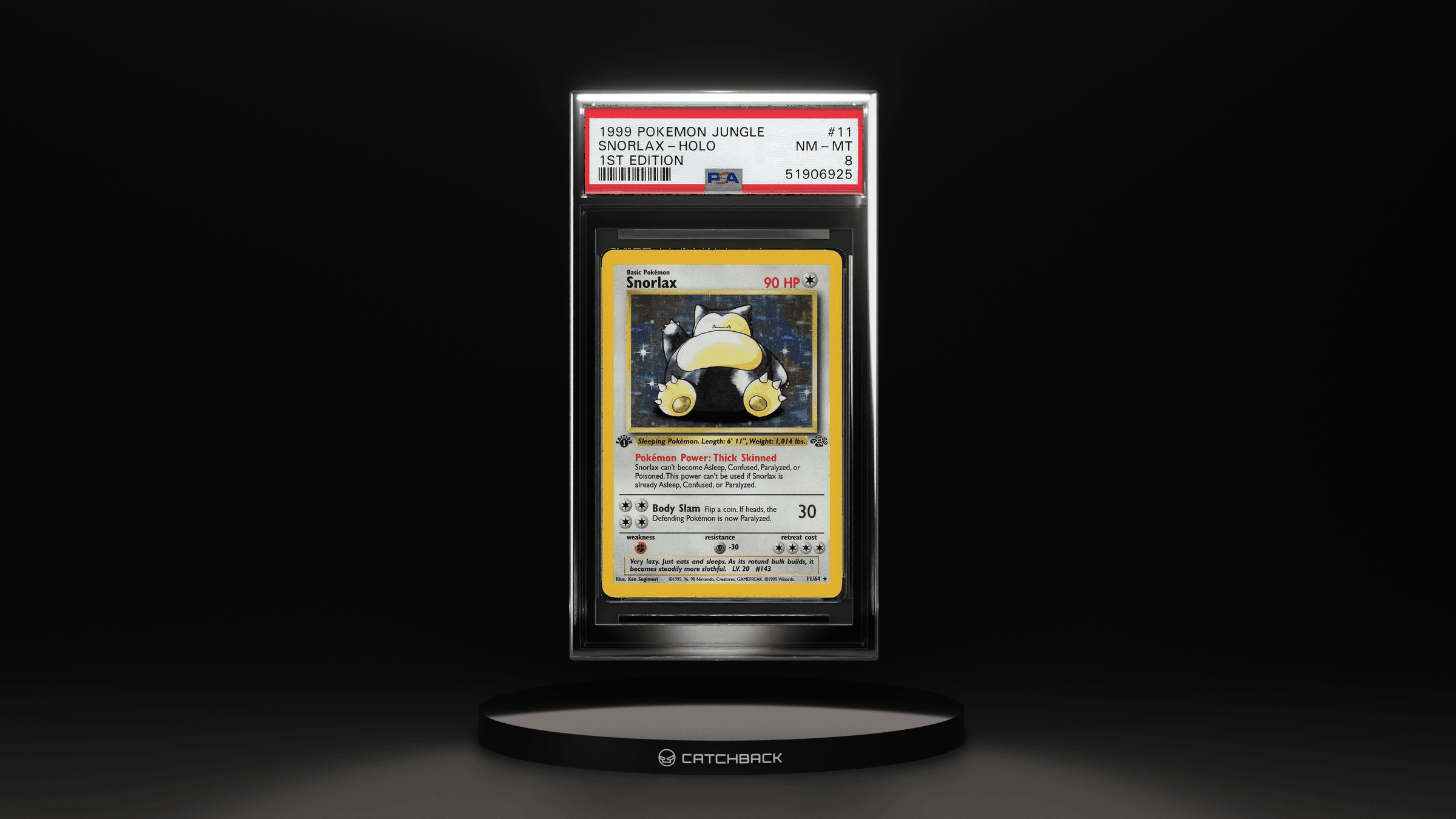 Snorlax-holo 1st Edition