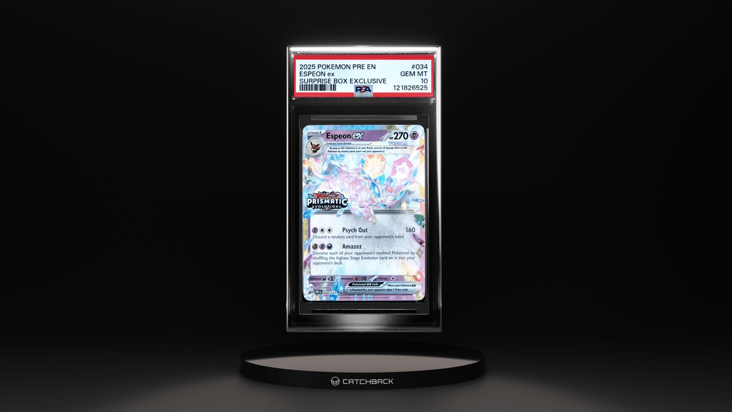 Espeon Ex Surprise Box Exclusive
