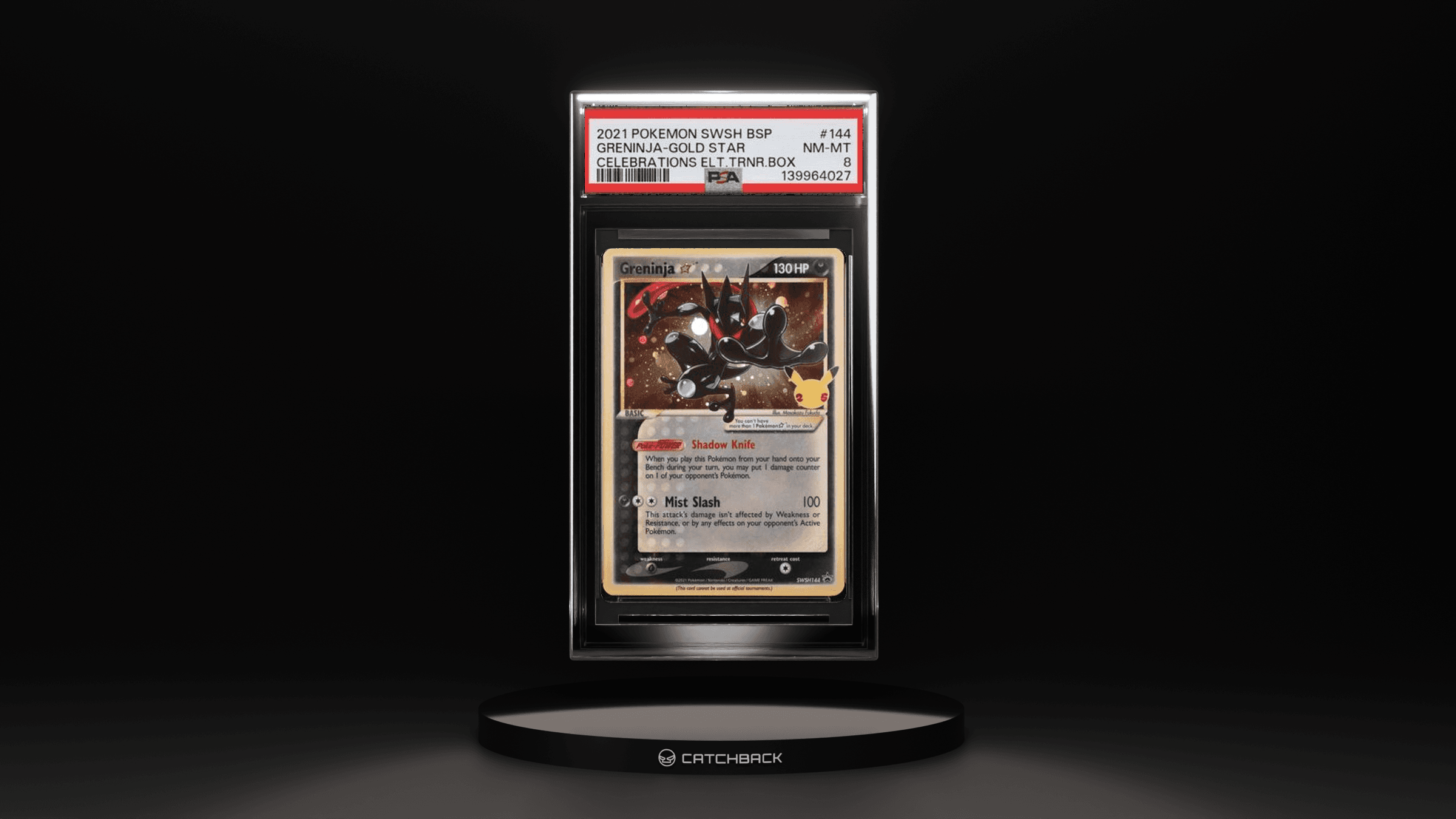 Greninja-gold Star Celebrations Elt.trnr.box
