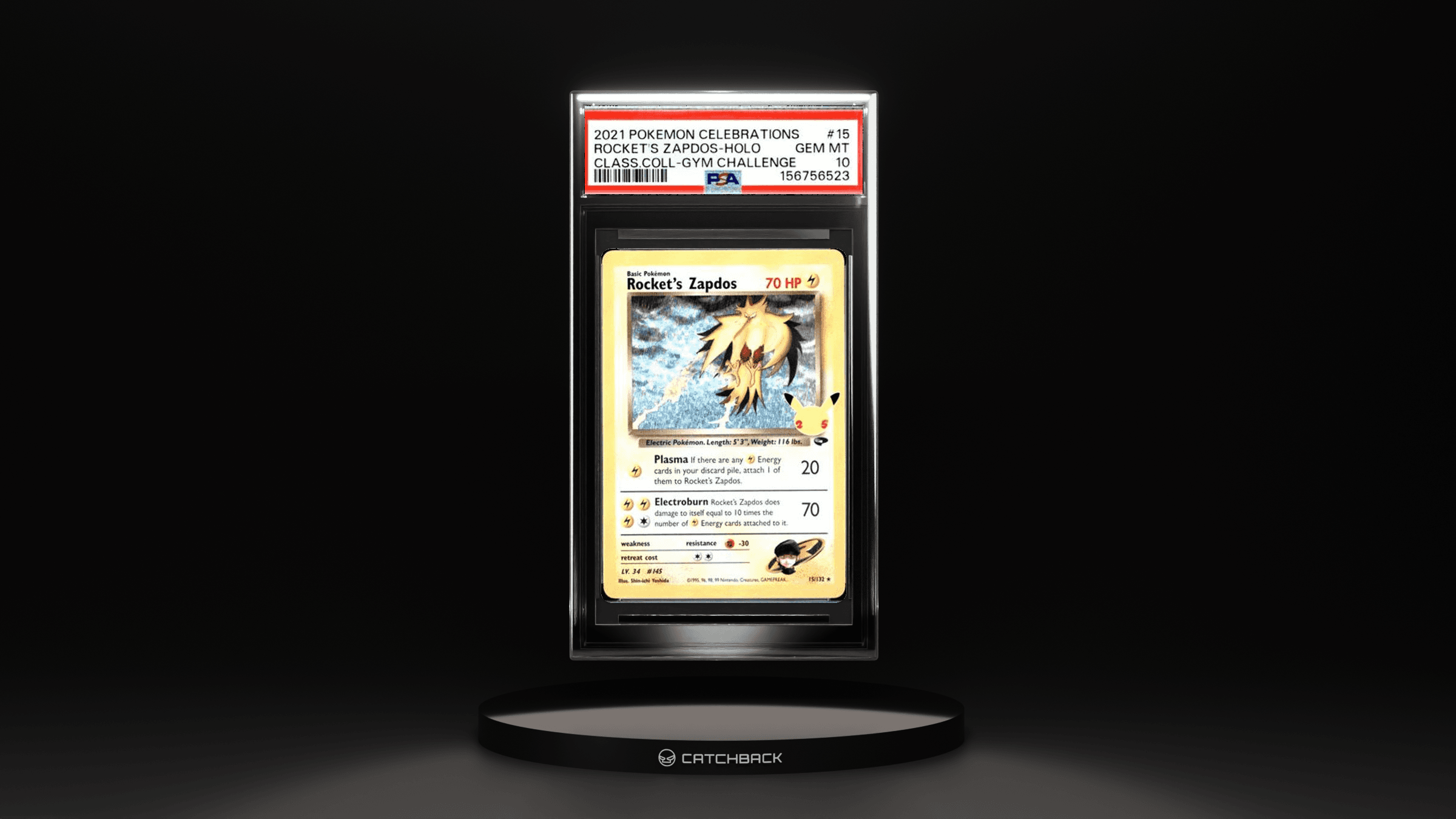 Rocket's Zapdos-holo Class.coll-gym Challenge