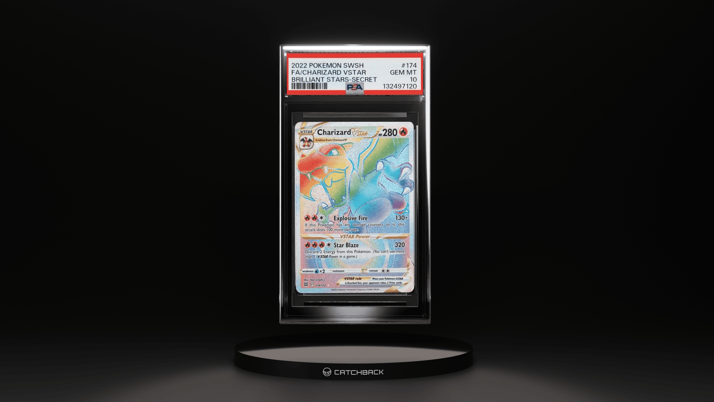 Charizard Vstar Brilliant Stars-secret