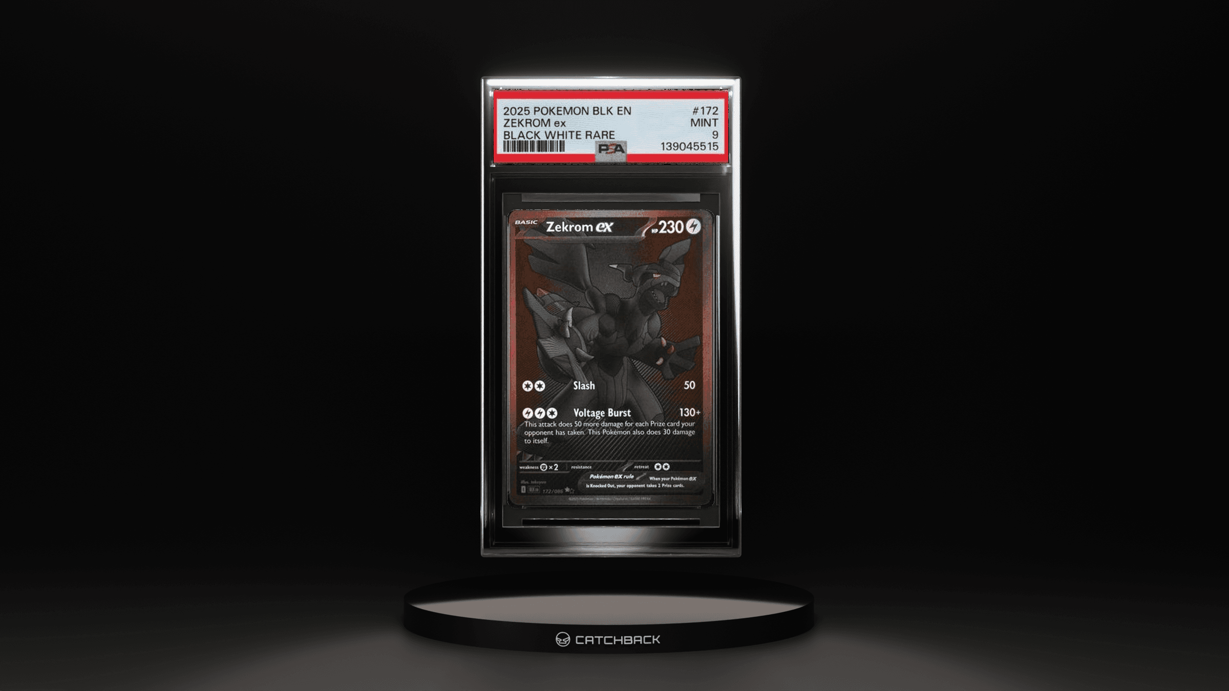 Zekrom Ex Black White Rare