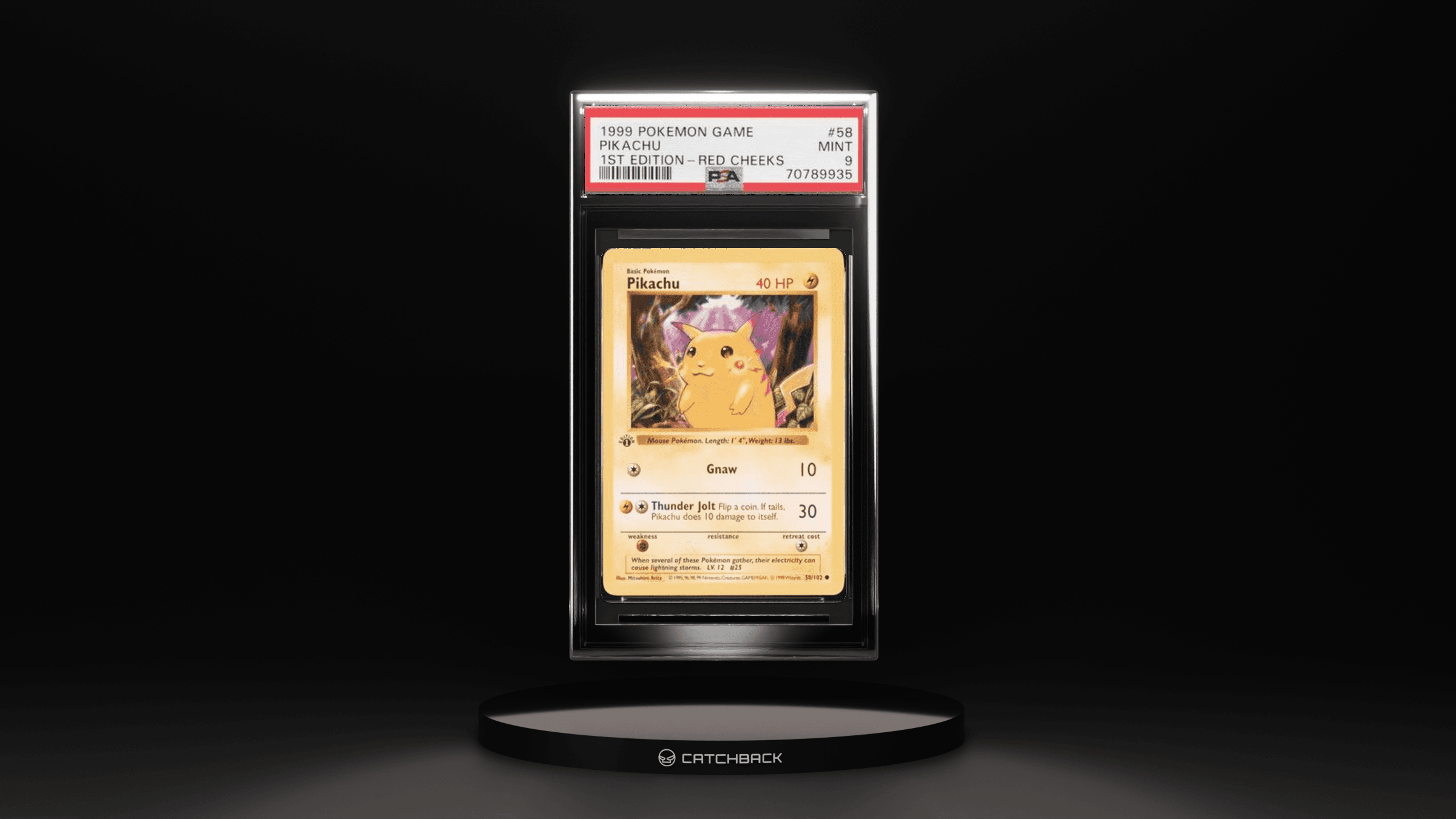 Pikachu 1st Edition-red Cheeks