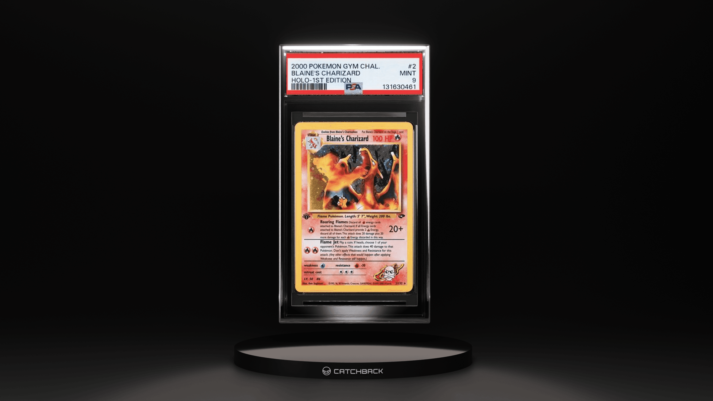 Blaine's Charizard Holo-1st Edition