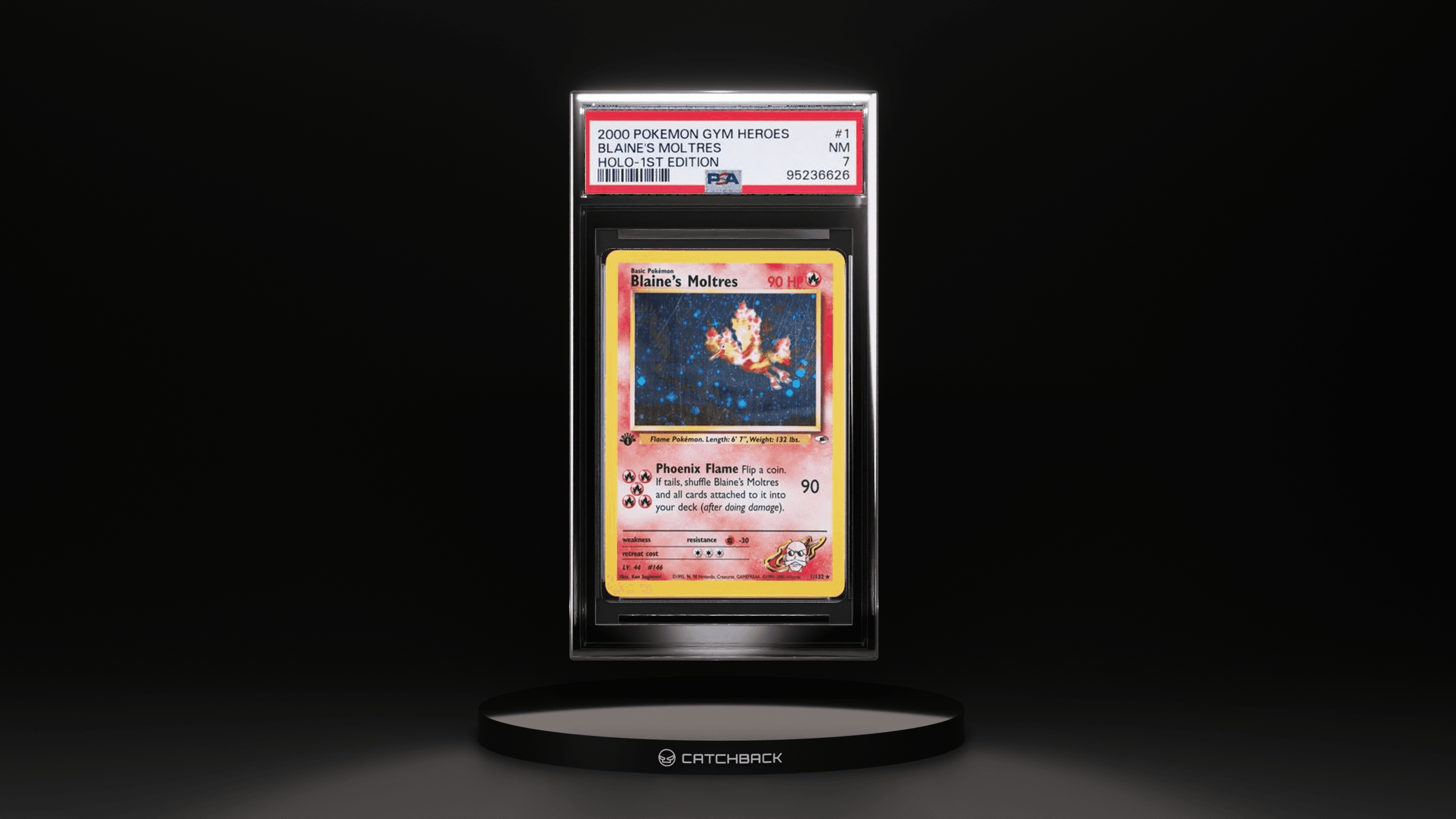 Blaine's Moltres Holo-1st Edition