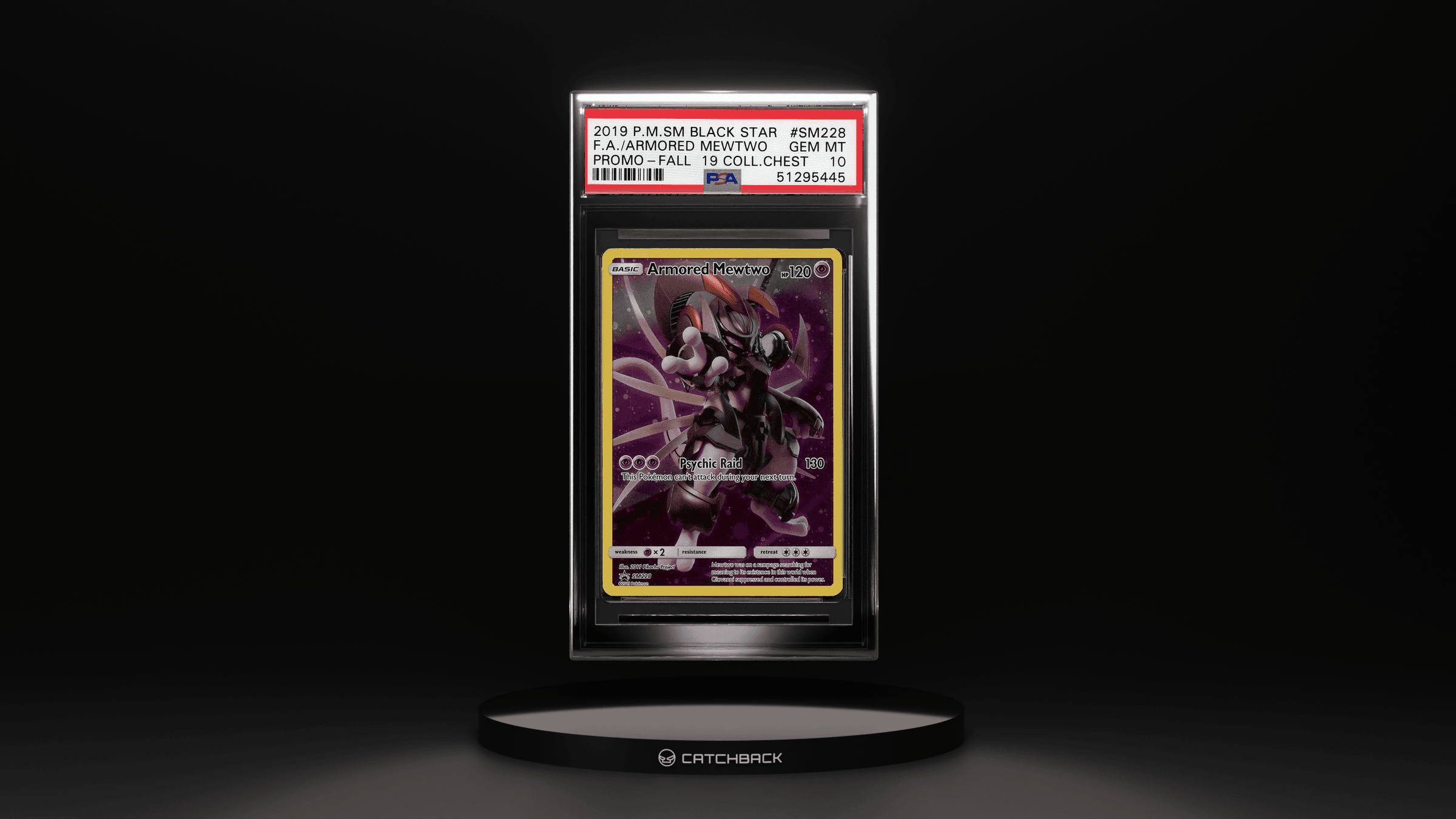 Fa/ Armored Mewtwo Promo-fall '19 Coll.chest