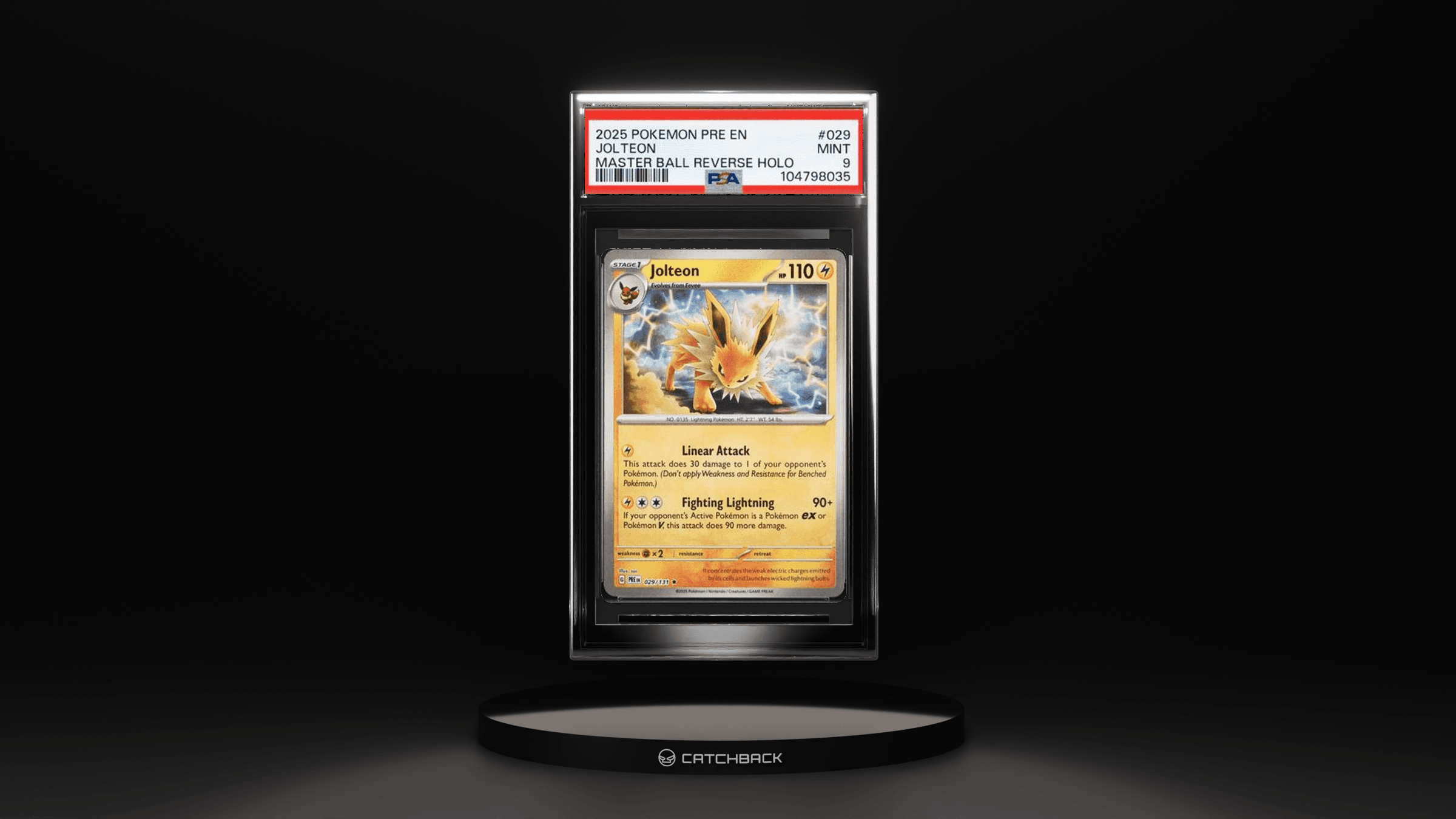 Jolteon Master Ball Reverse Holo