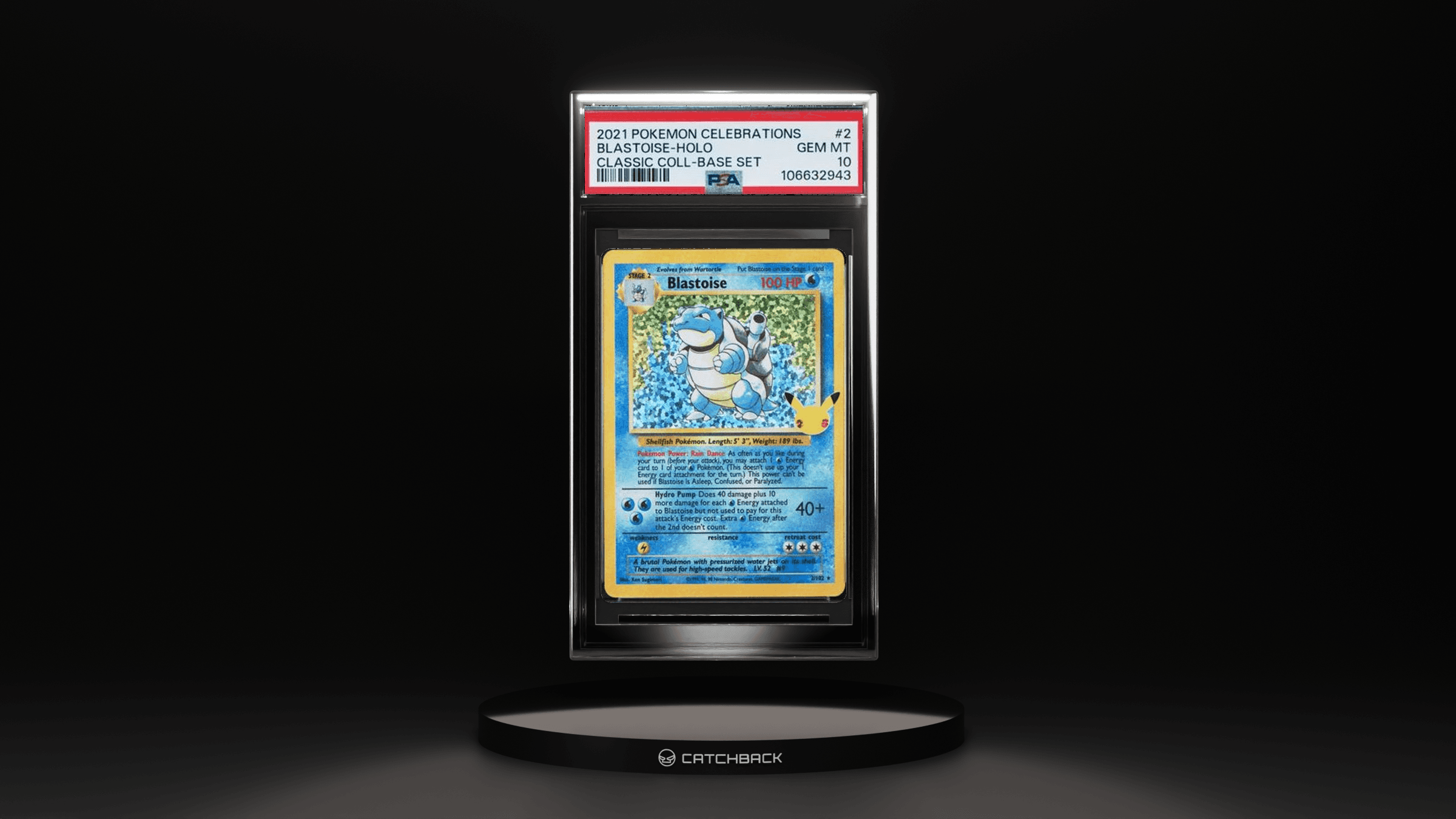 Blastoise-Holo Classic Coll-Base Set