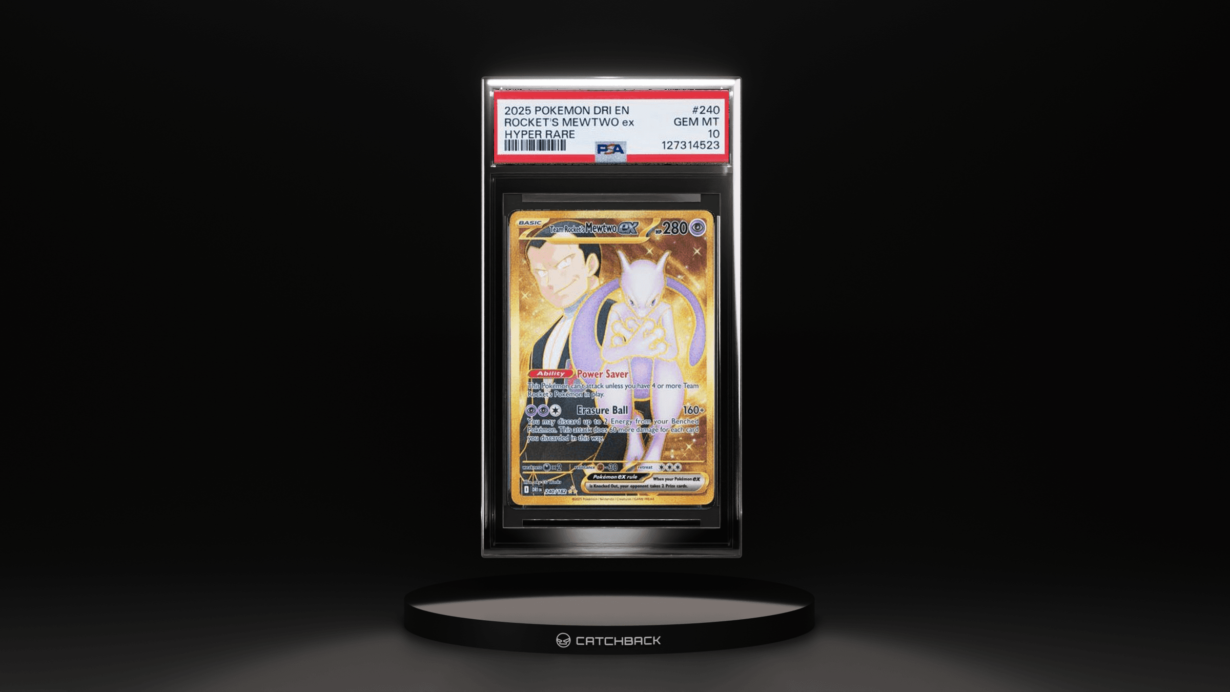 Rocket's Mewtwo Ex Hyper Rare