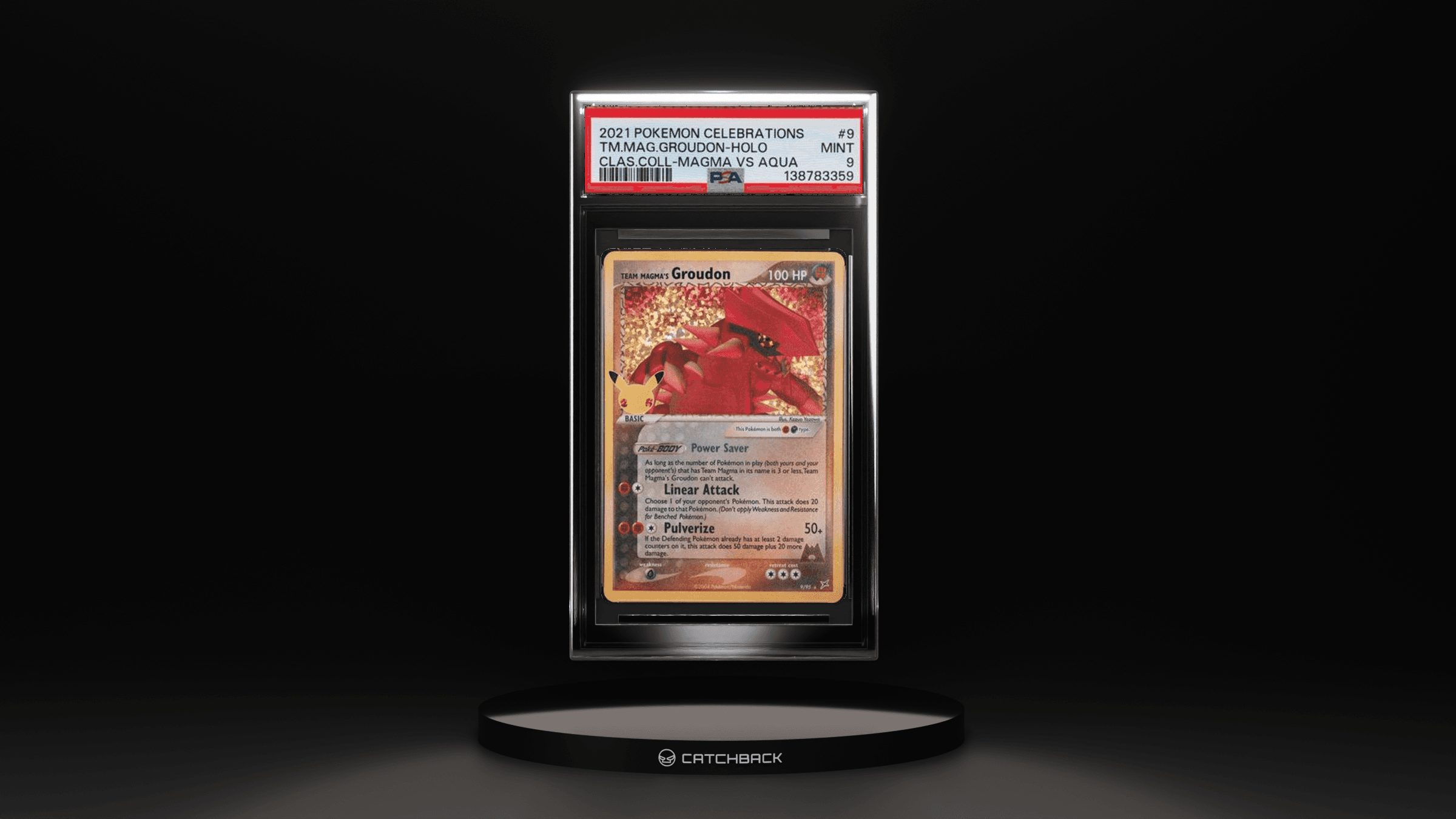 Tm.mag.groudon-holo Clas.coll-magma Vs Aqua