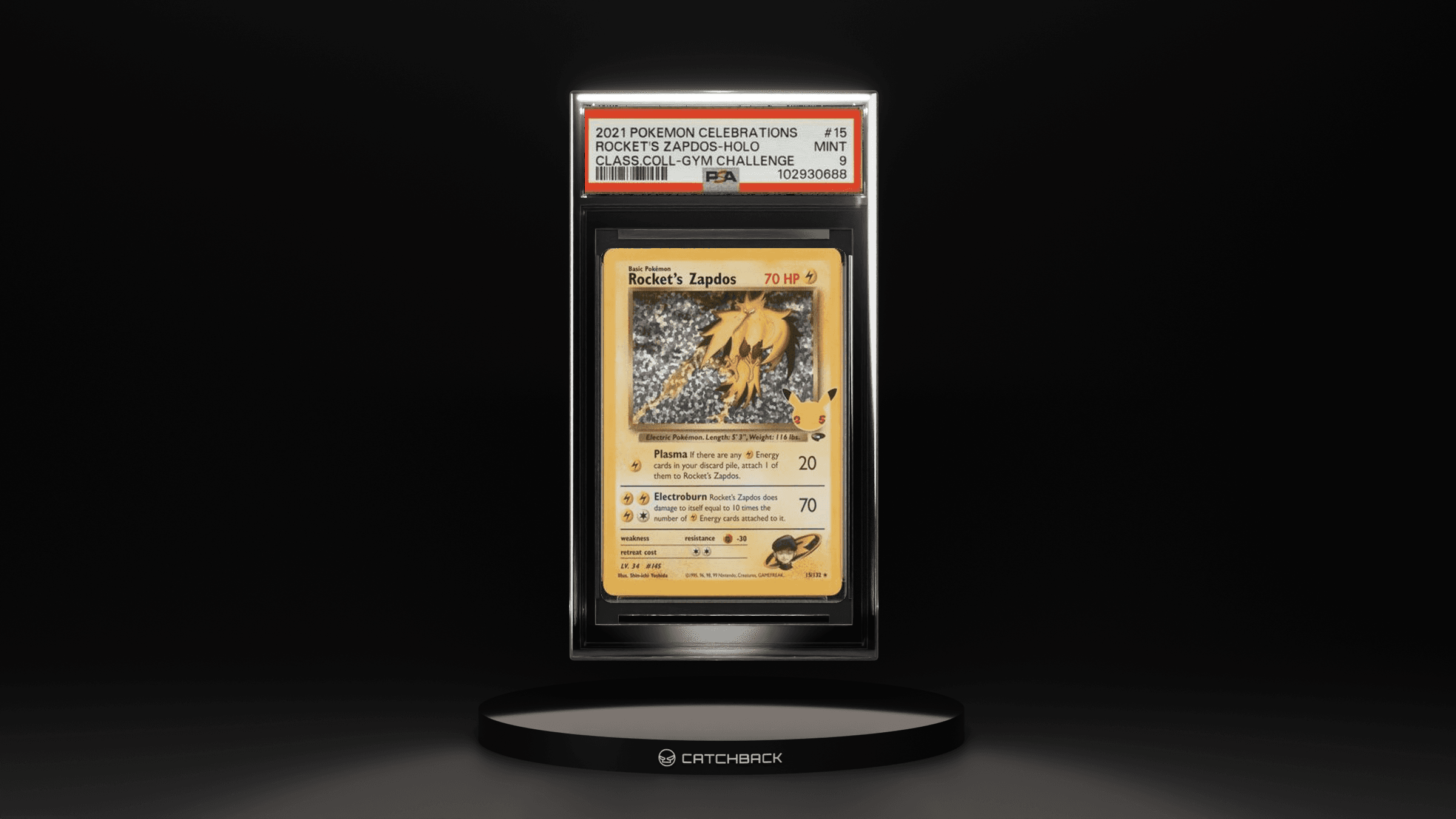 Rocket's Zapdos-holo Class.coll-gym Challenge