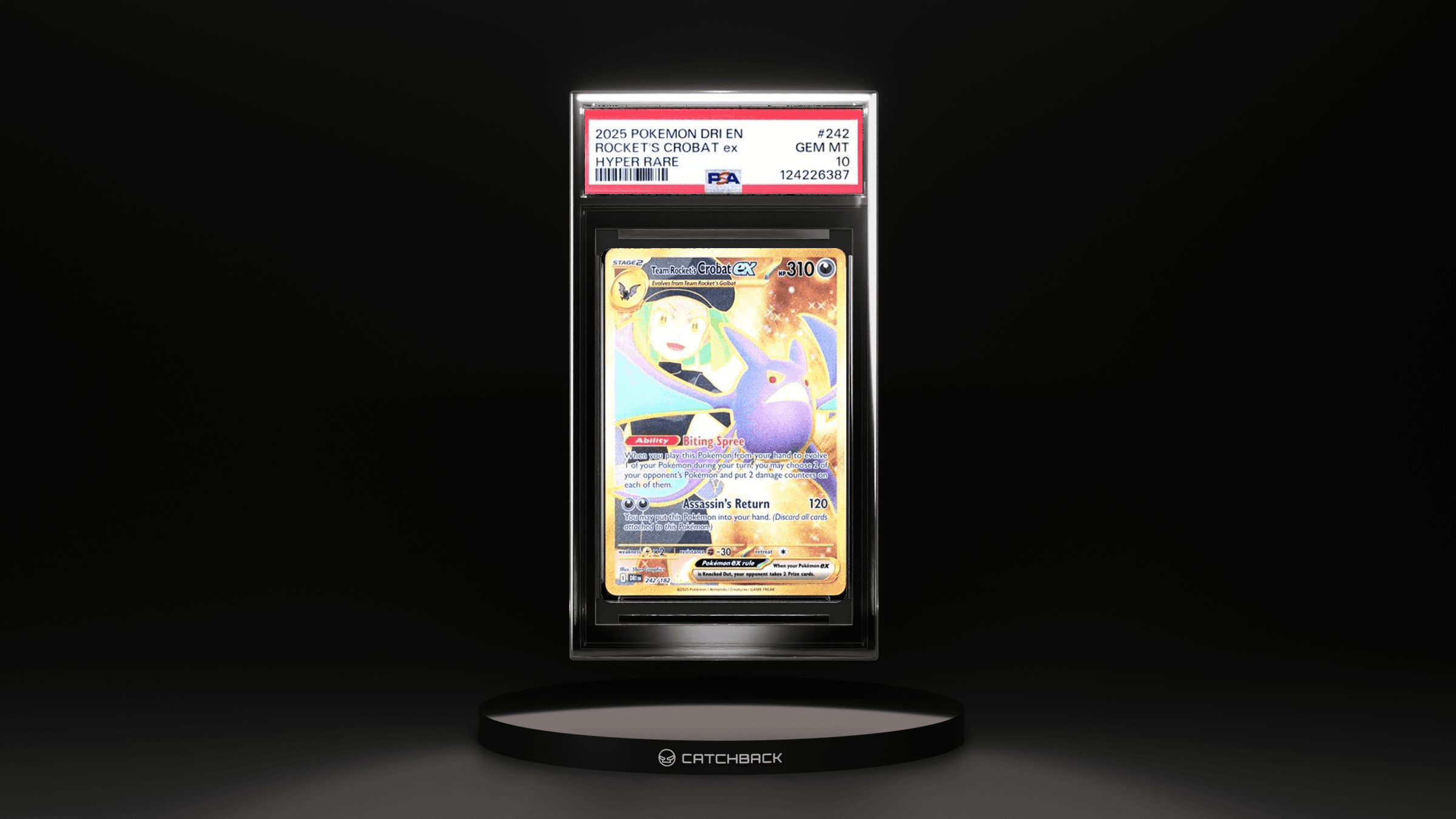 Rocket's Crobat Ex Hyper Rare
