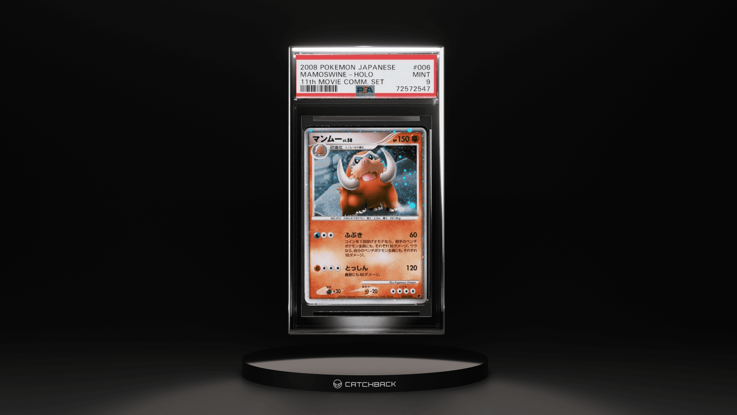 Mamoswine-holo 11th Movie Comm. Set
