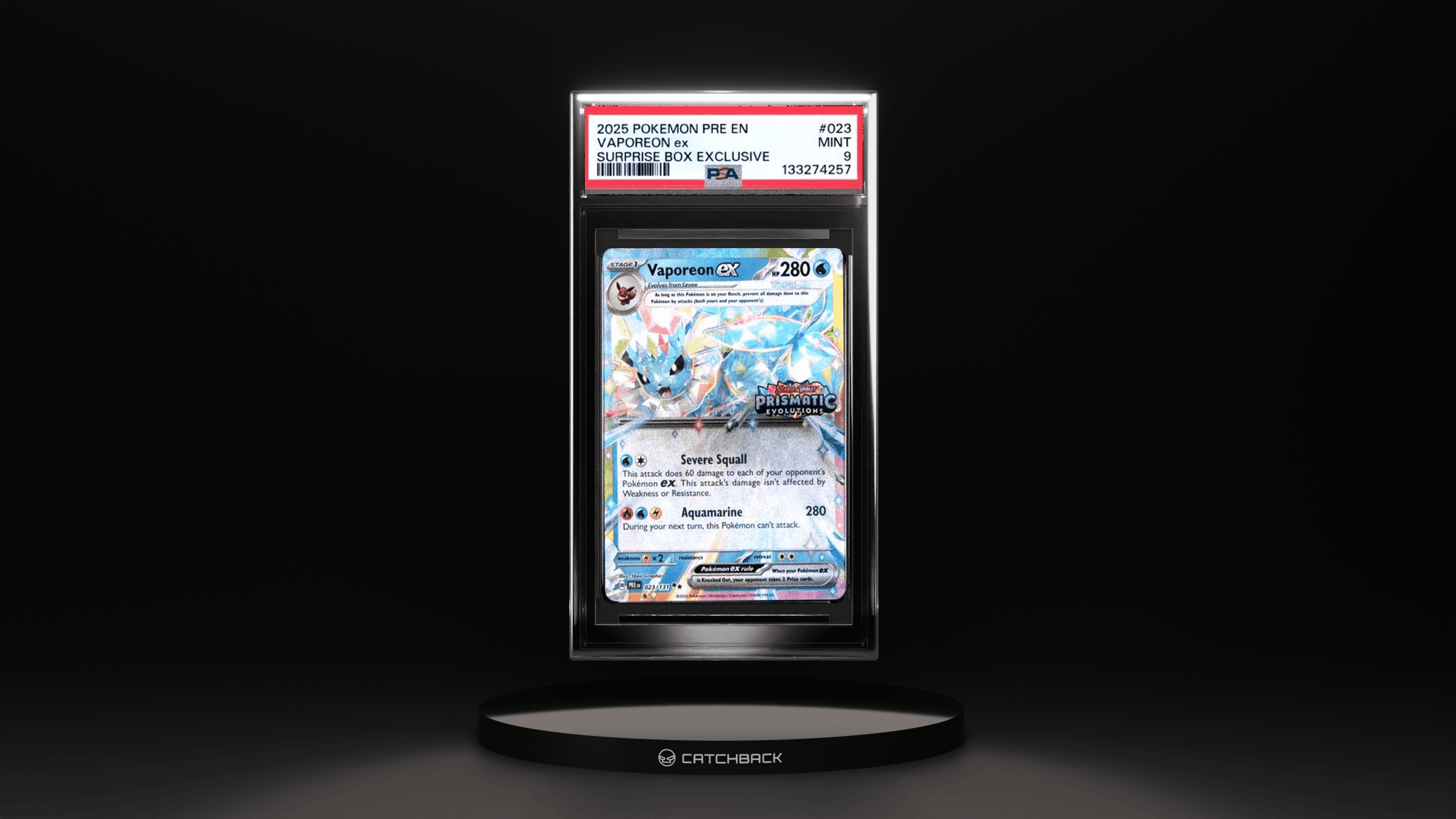 Vaporeon Ex Surprise Box Exclusive