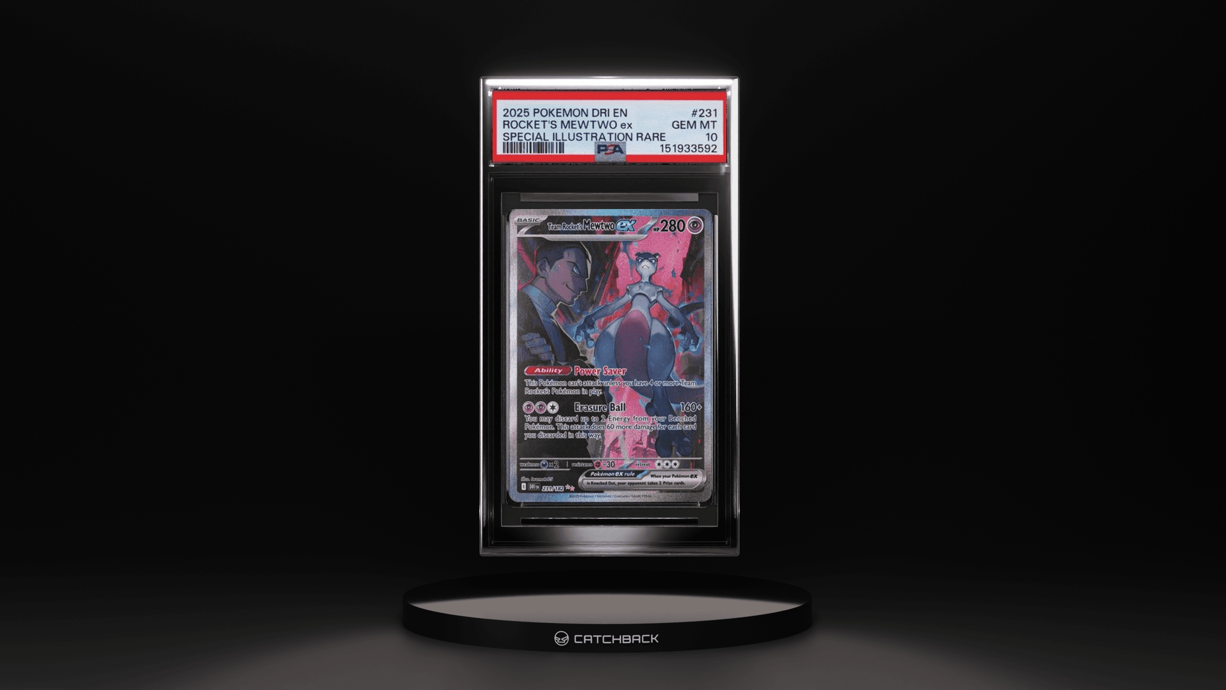 Rocket's Mewtwo Ex Special Illustration Rare